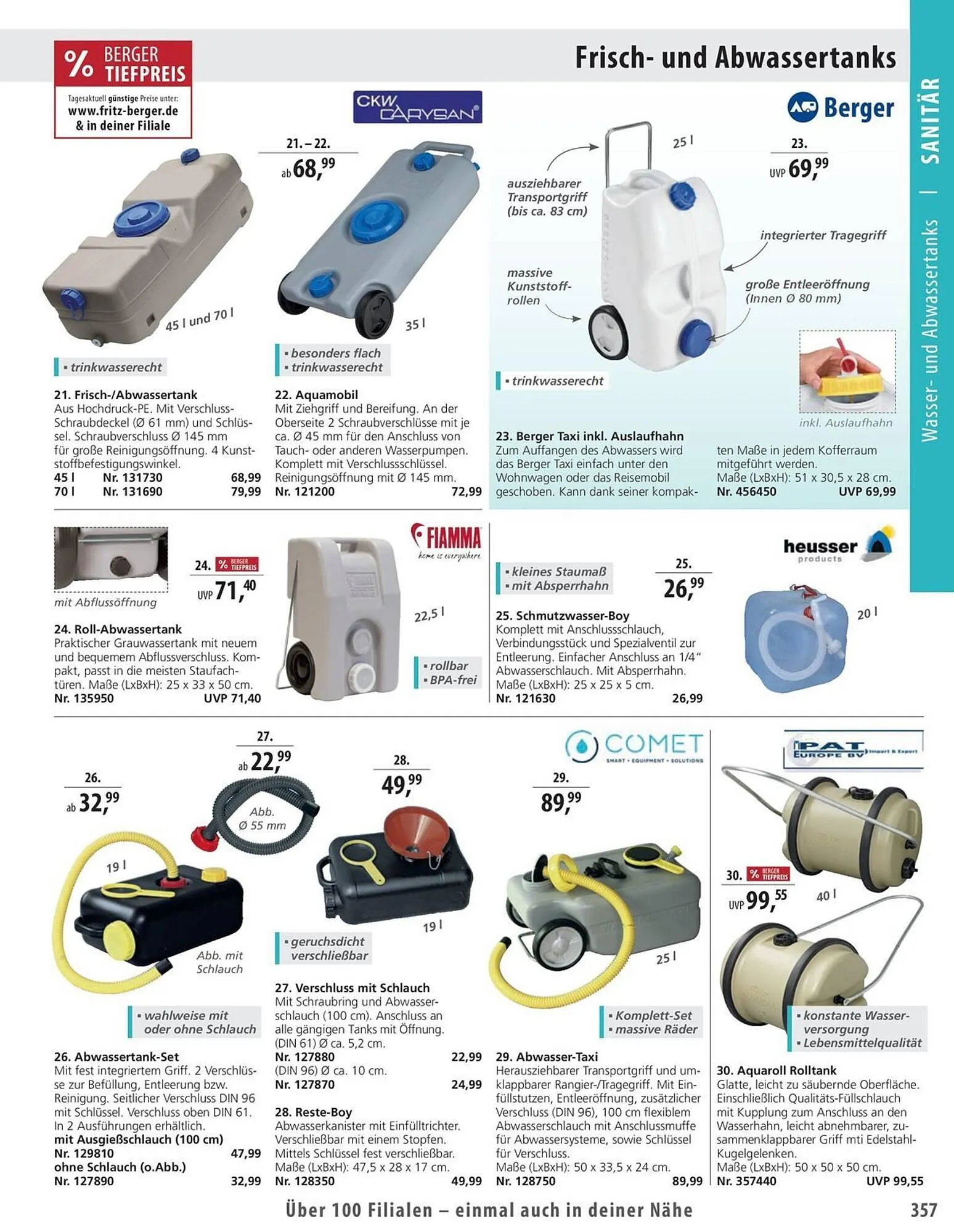 Fritz Berger Prospekt von 27. Mai bis 31. Dezember 2025 - Prospekt seite 361