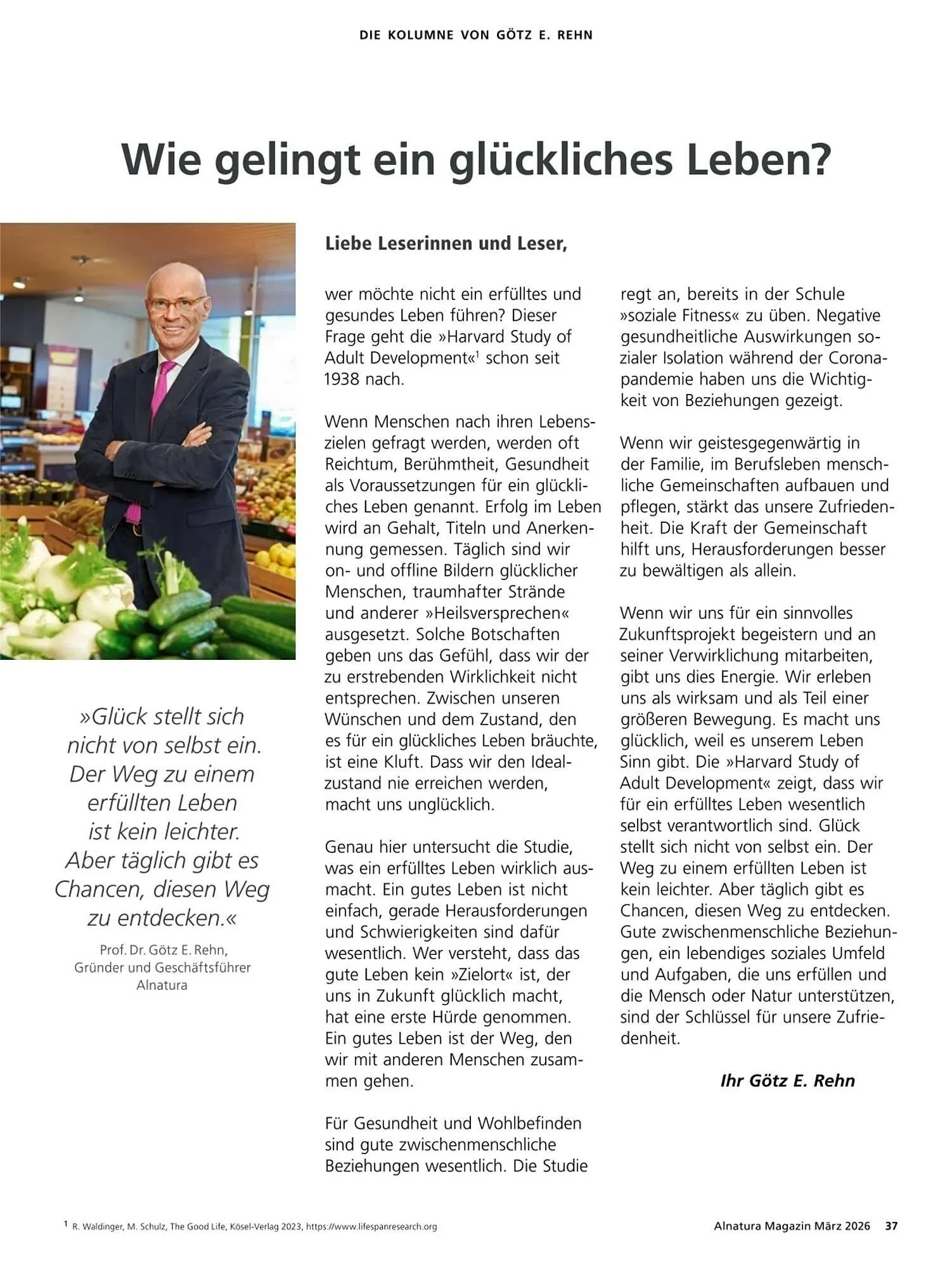 Alnatura Magazin von 4. März bis 1. April 2026 - Prospekt seite 37