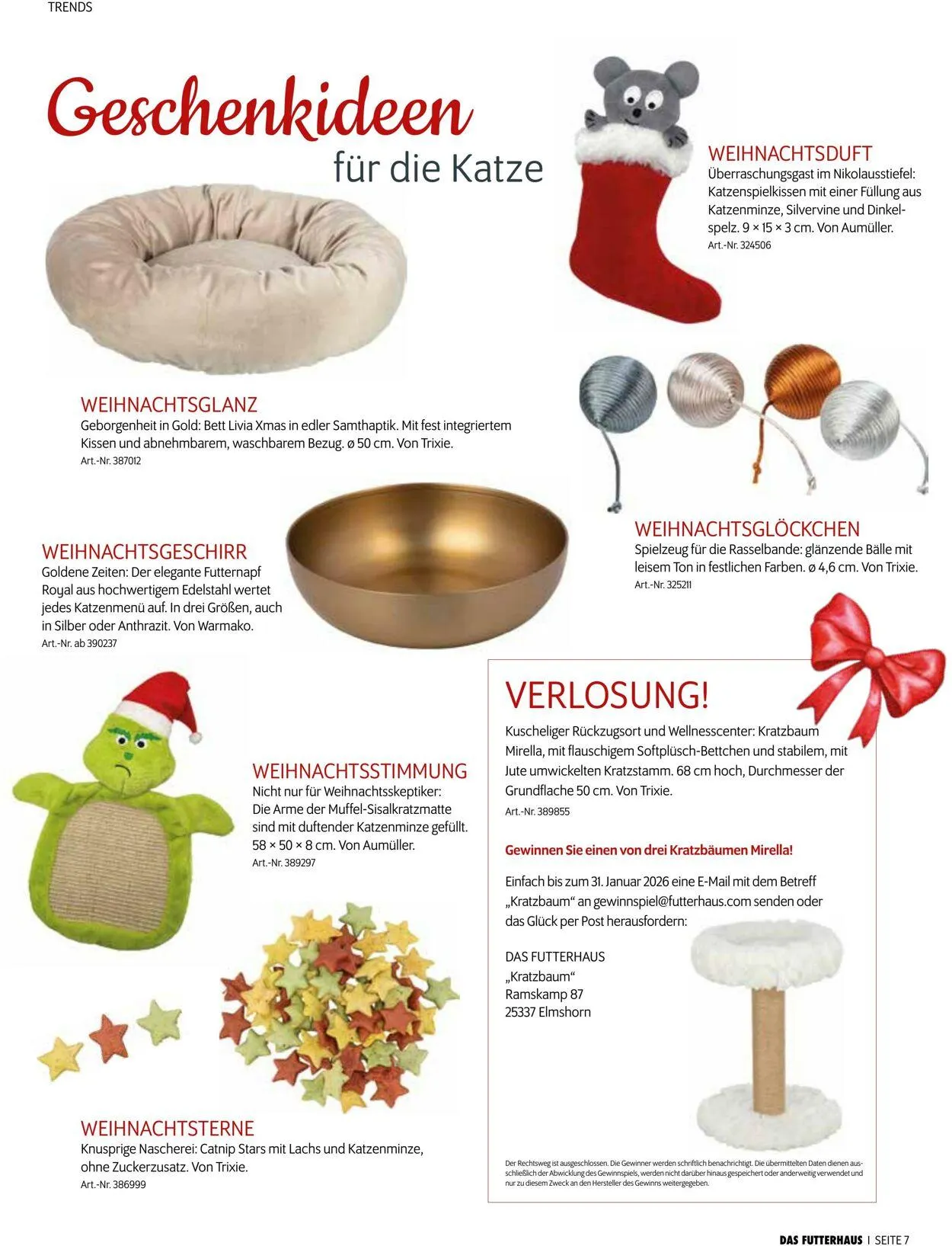 Futterhaus Aktueller Prospekt von 1. Dezember bis 31. Dezember 2025 - Prospekt seite 7