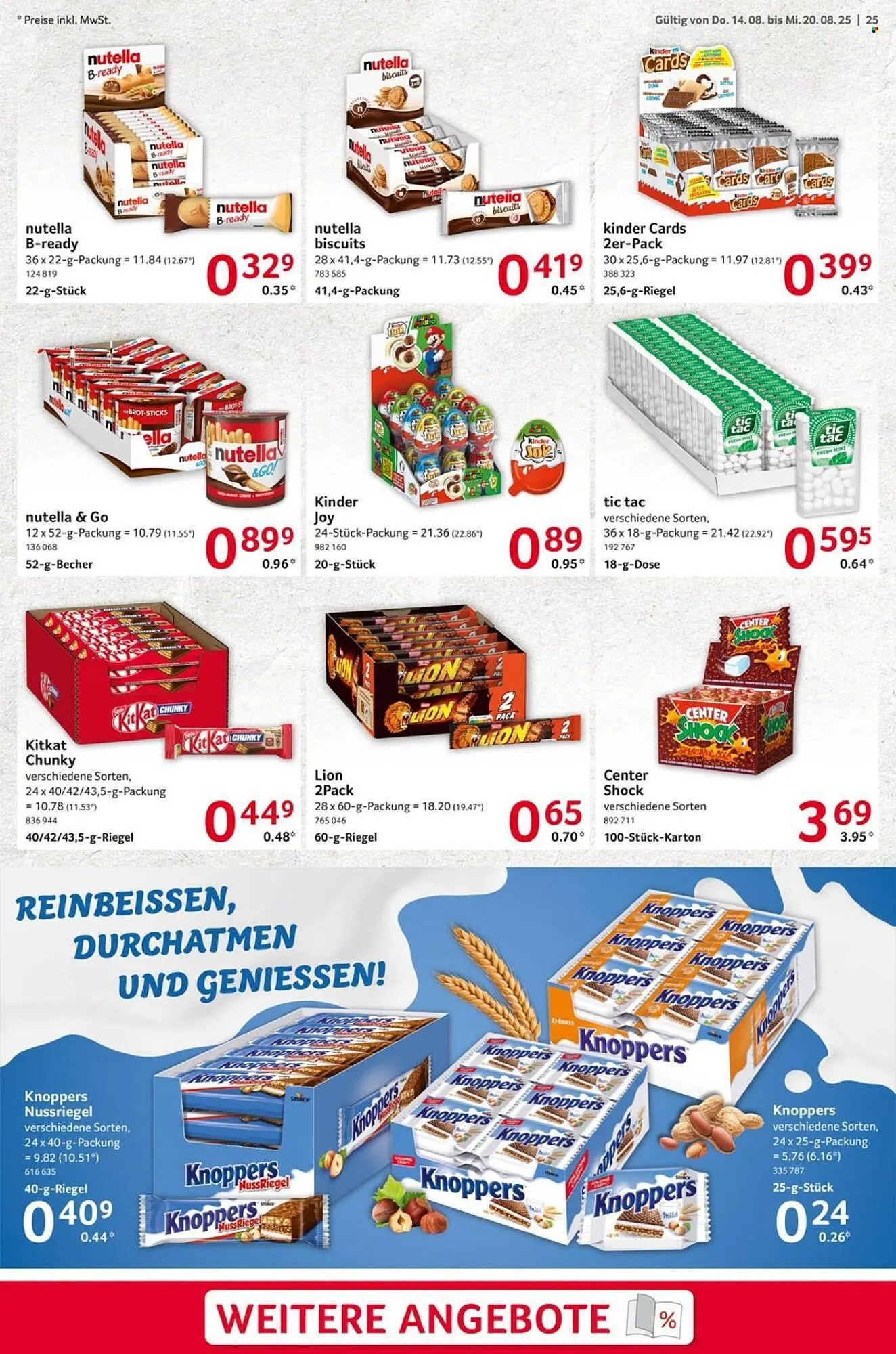 Selgros Prospekt von 14. August bis 20. August 2025 - Prospekt seite 25