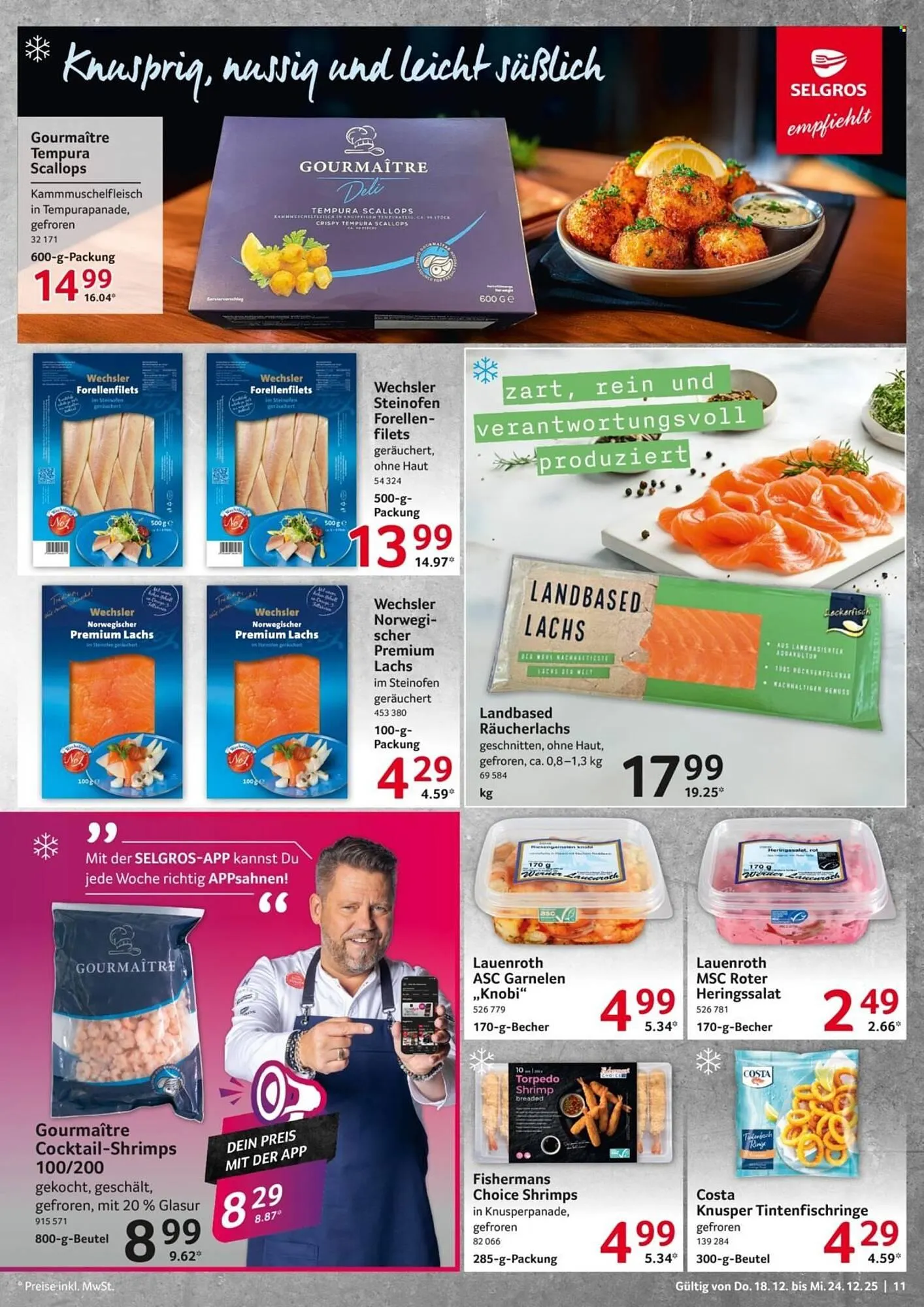 Selgros Prospekt von 18. Dezember bis 24. Dezember 2025 - Prospekt seite 11