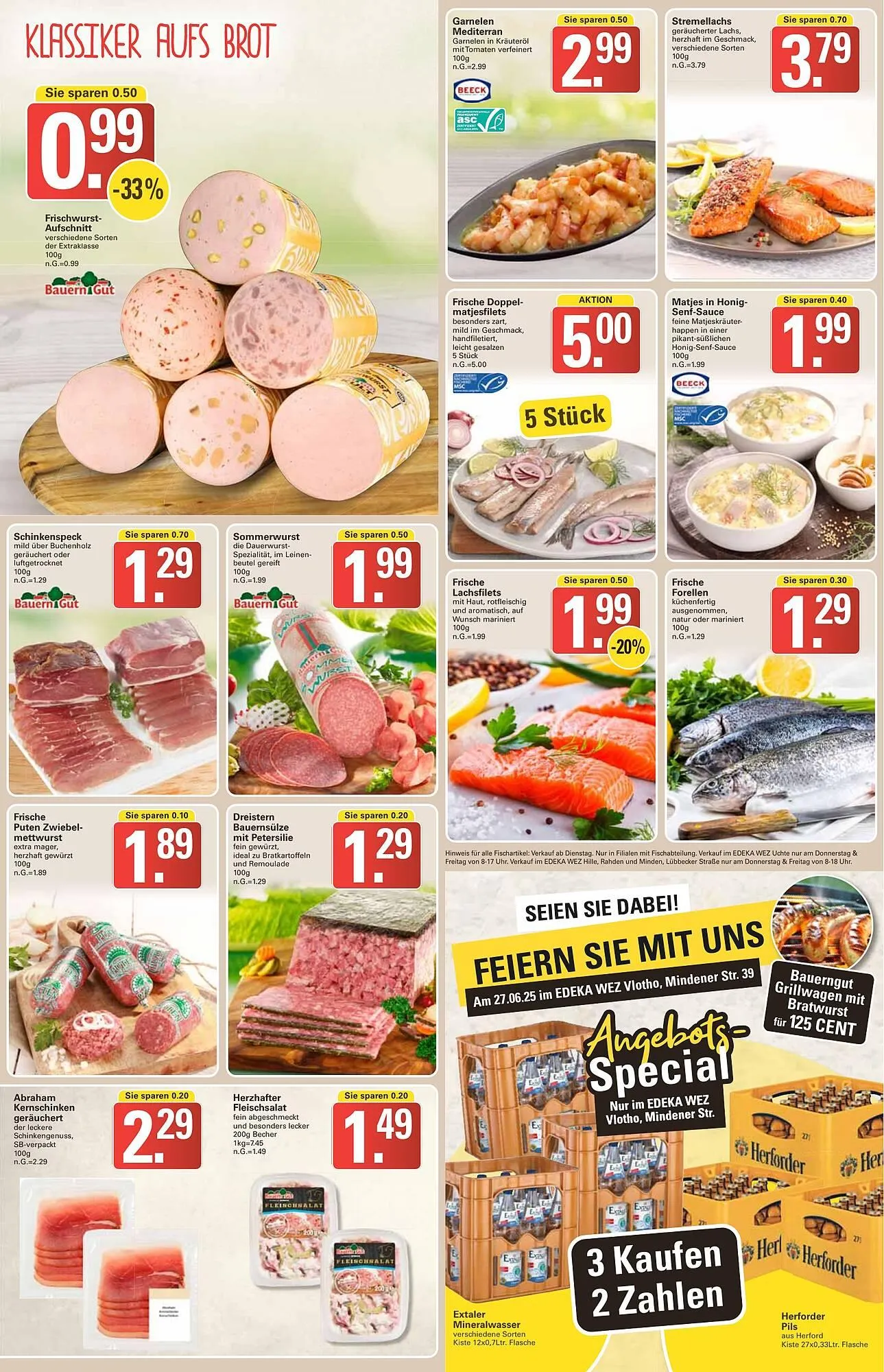 WEZ Prospekt von 23. Juni bis 28. Juni 2025 - Prospekt seite 7