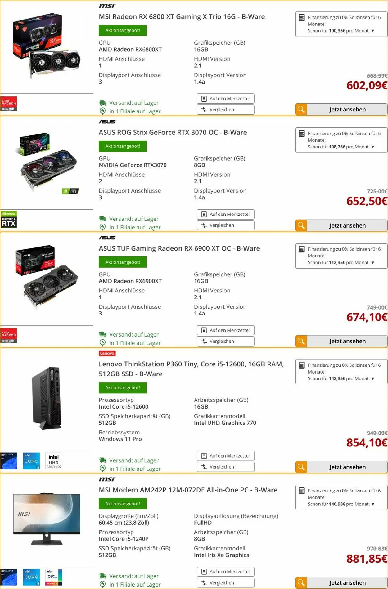 ARLT Computer Aktueller Prospekt von 31. März bis 6. April 2025 - Prospekt seite 31