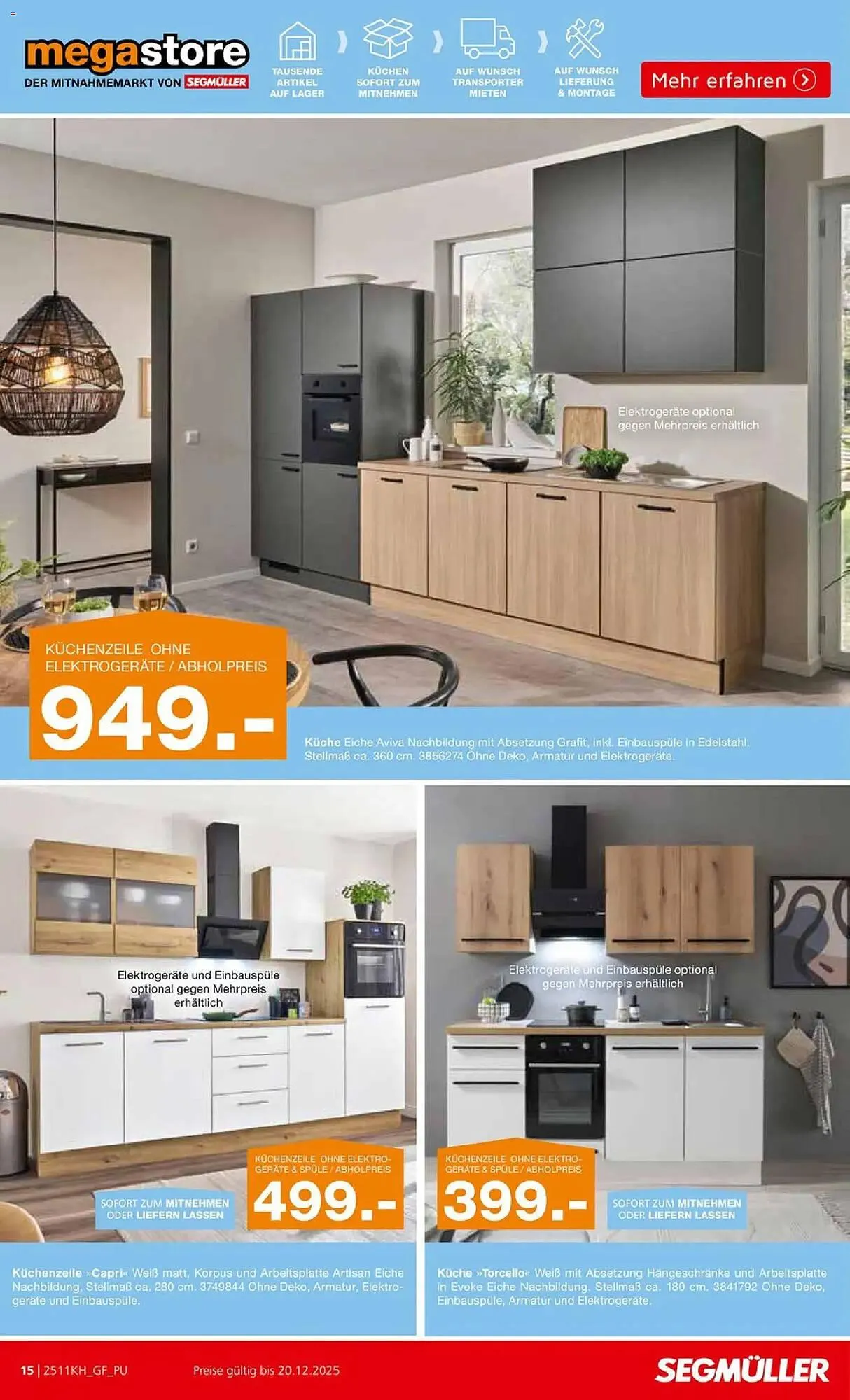 Segmüller Prospekt von 1. November bis 20. Dezember 2025 - Prospekt seite 15