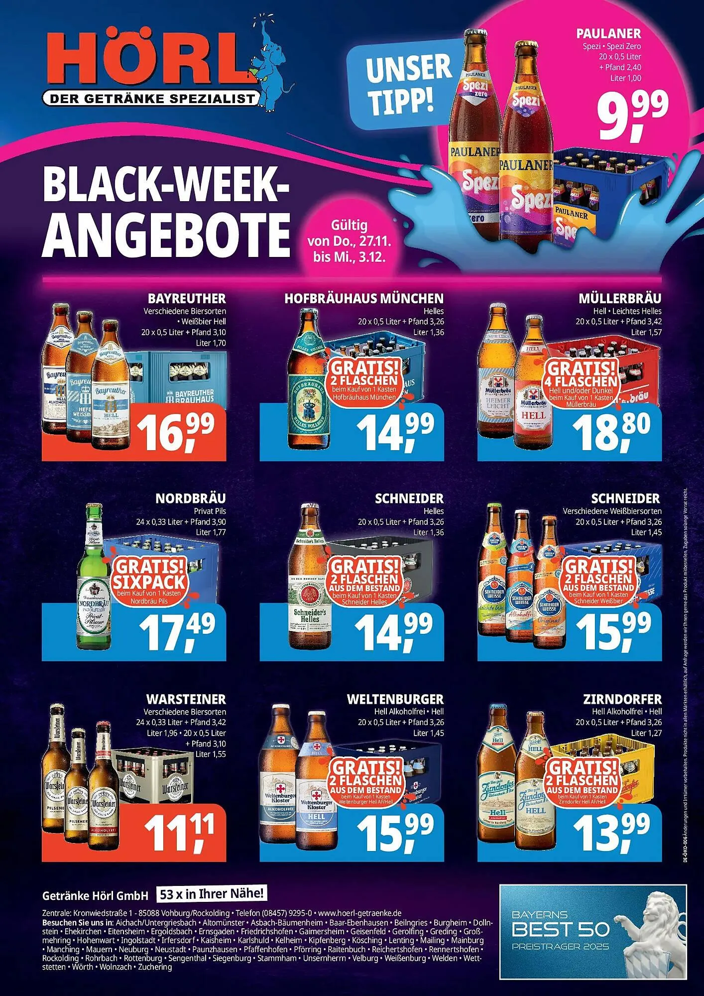 Hörl Getränke Prospekt - 1