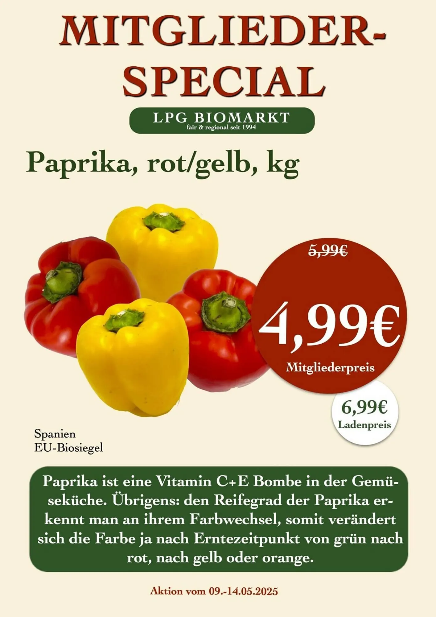 LPG Biomarkt Prospekt von 9. Mai bis 14. Mai 2025 - Prospekt seite 6