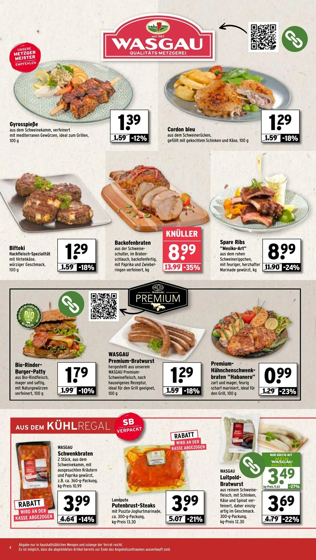 WASGAU Aktueller Prospekt von 21. September bis 5. Oktober 2025 - Prospekt seite 4