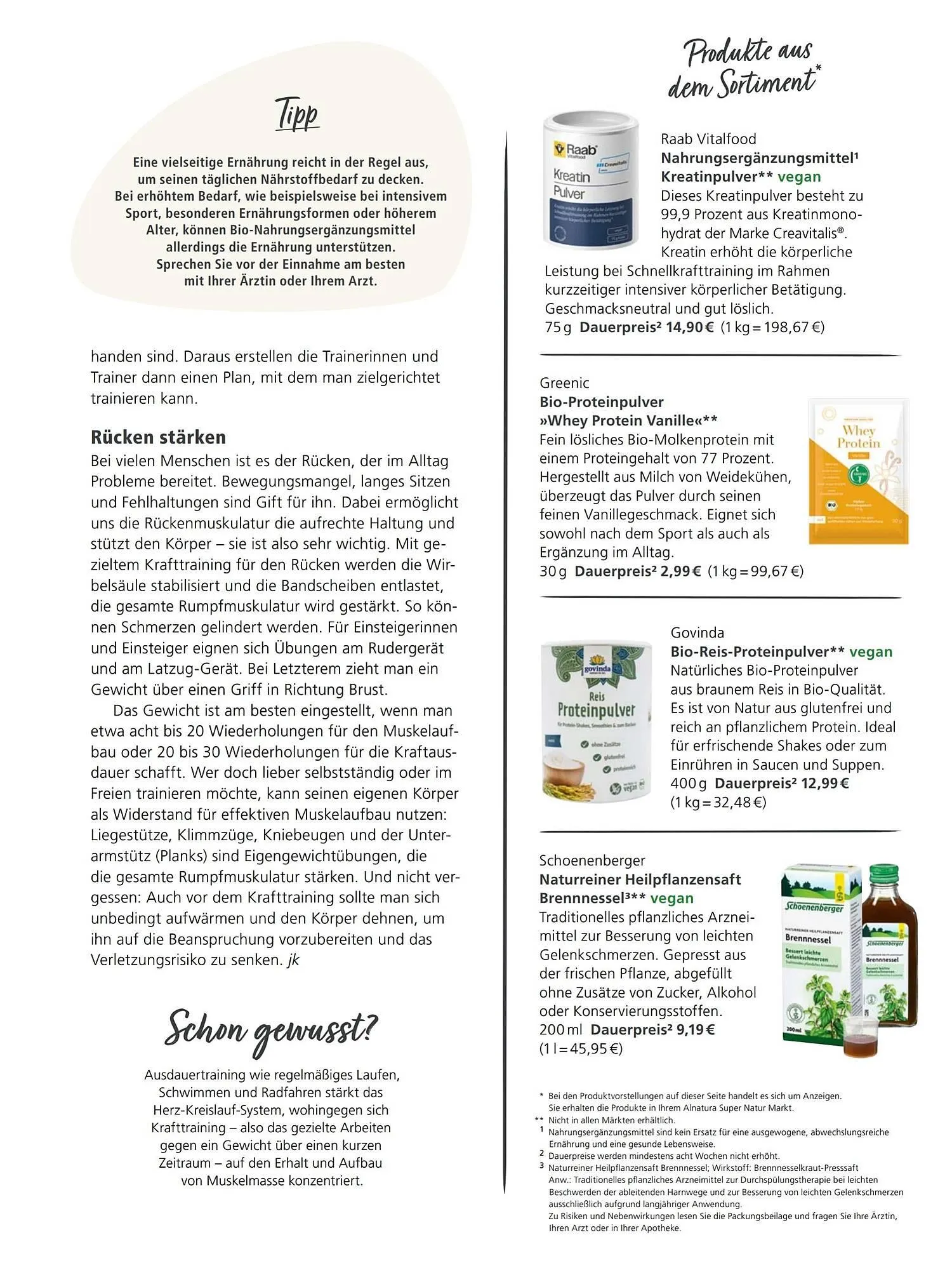 Alnatura Magazin von 1. Mai bis 1. Juni 2026 - Prospekt seite 65
