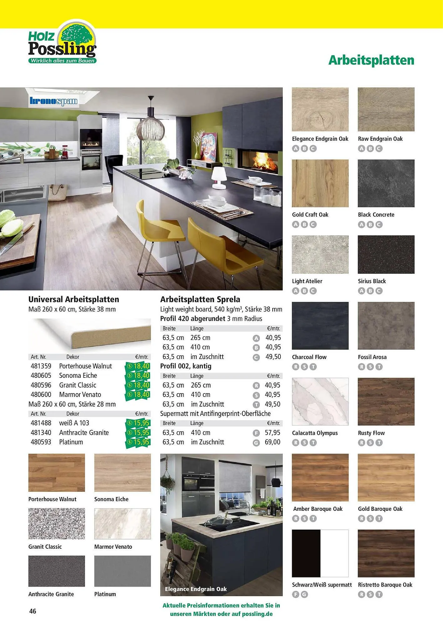 Holz Possling Prospekt von 31. März bis 30. Juni 2025 - Prospekt seite 46
