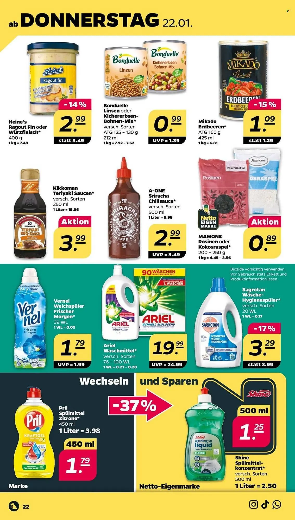 NETTO Prospekt von 19. Januar bis 24. Januar 2026 - Prospekt seite 24