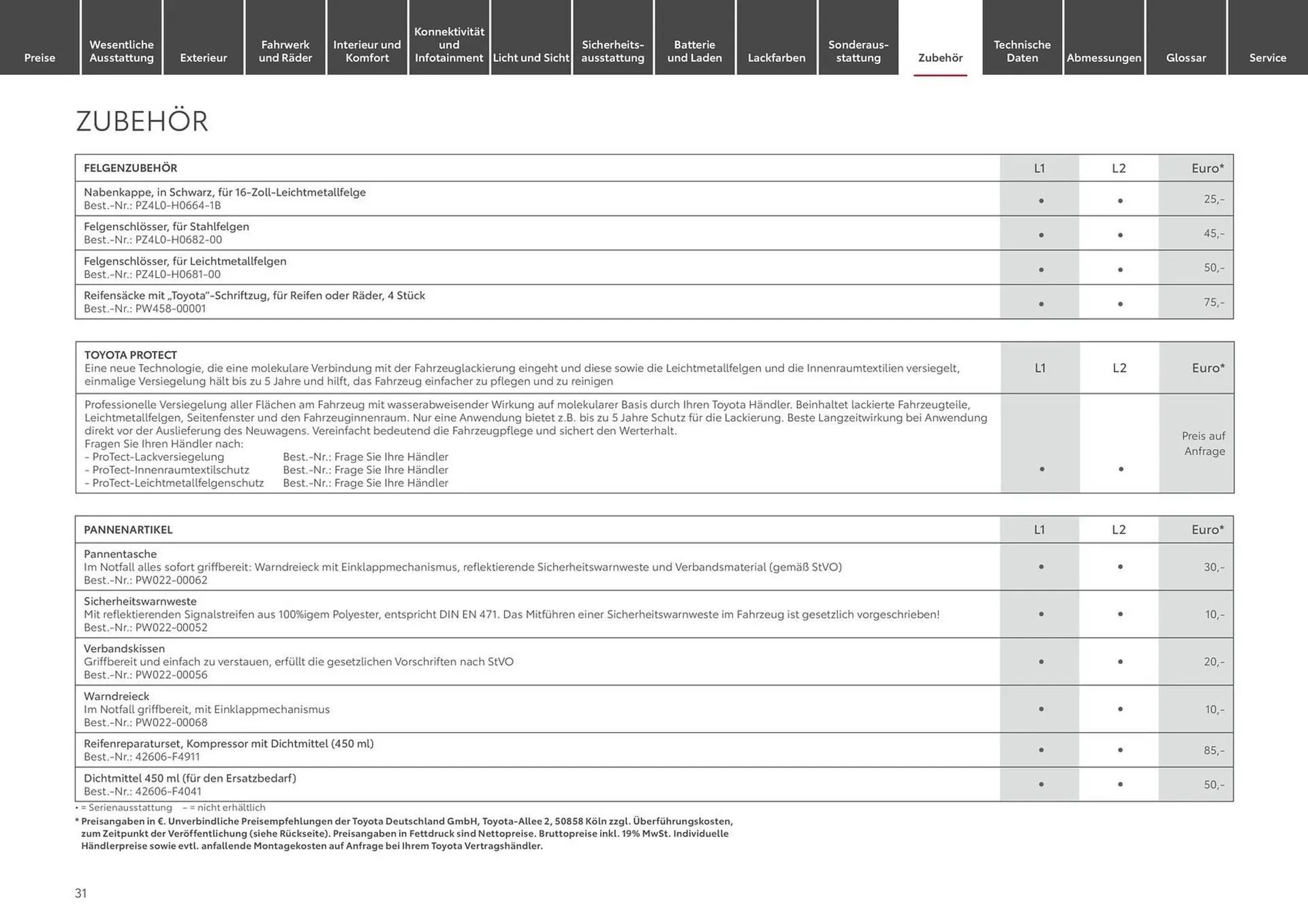 Toyota Prospekt von 6. März bis 30. April 2025 - Prospekt seite 31