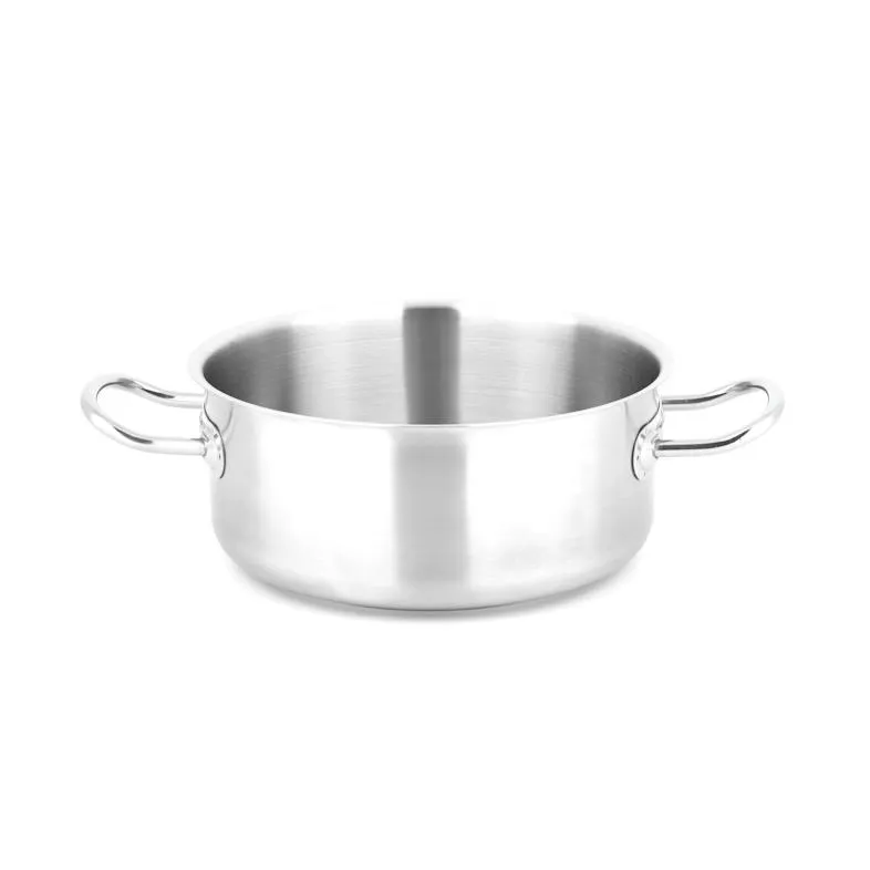 METRO Professional Bratentopf, Edelstahl, Ø 20 cm, 2.5 L, Höhe: 9 cm, Induktion