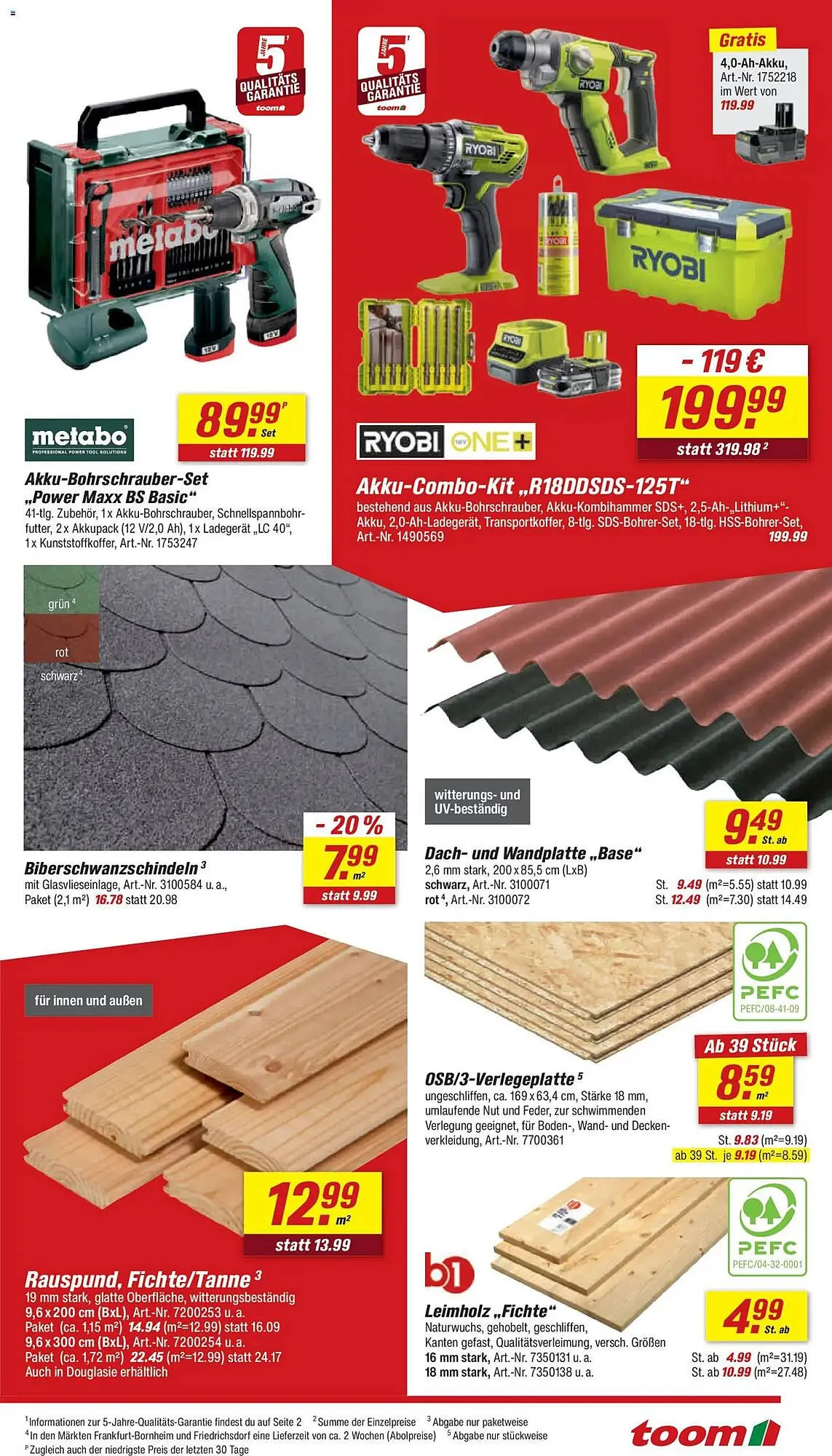Toom Baumarkt Prospekt von 21. März bis 27. März 2026 - Prospekt seite 13