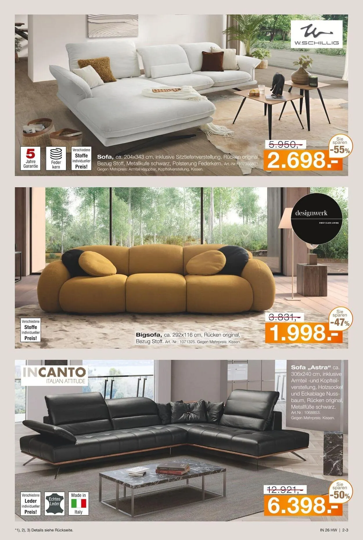 Möbel Inhofer Aktueller Prospekt von 15. Dezember bis 29. Dezember 2025 - Prospekt seite 3