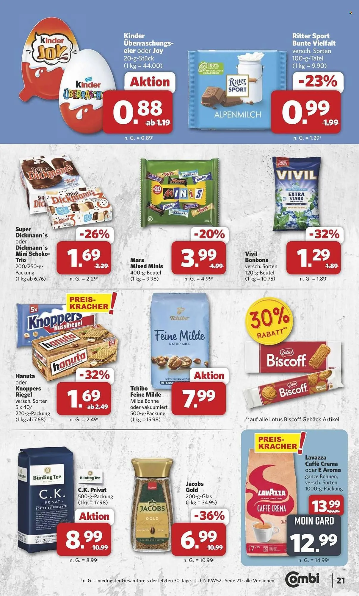 Combi Prospekt von 22. Dezember bis 27. Dezember 2025 - Prospekt seite 21