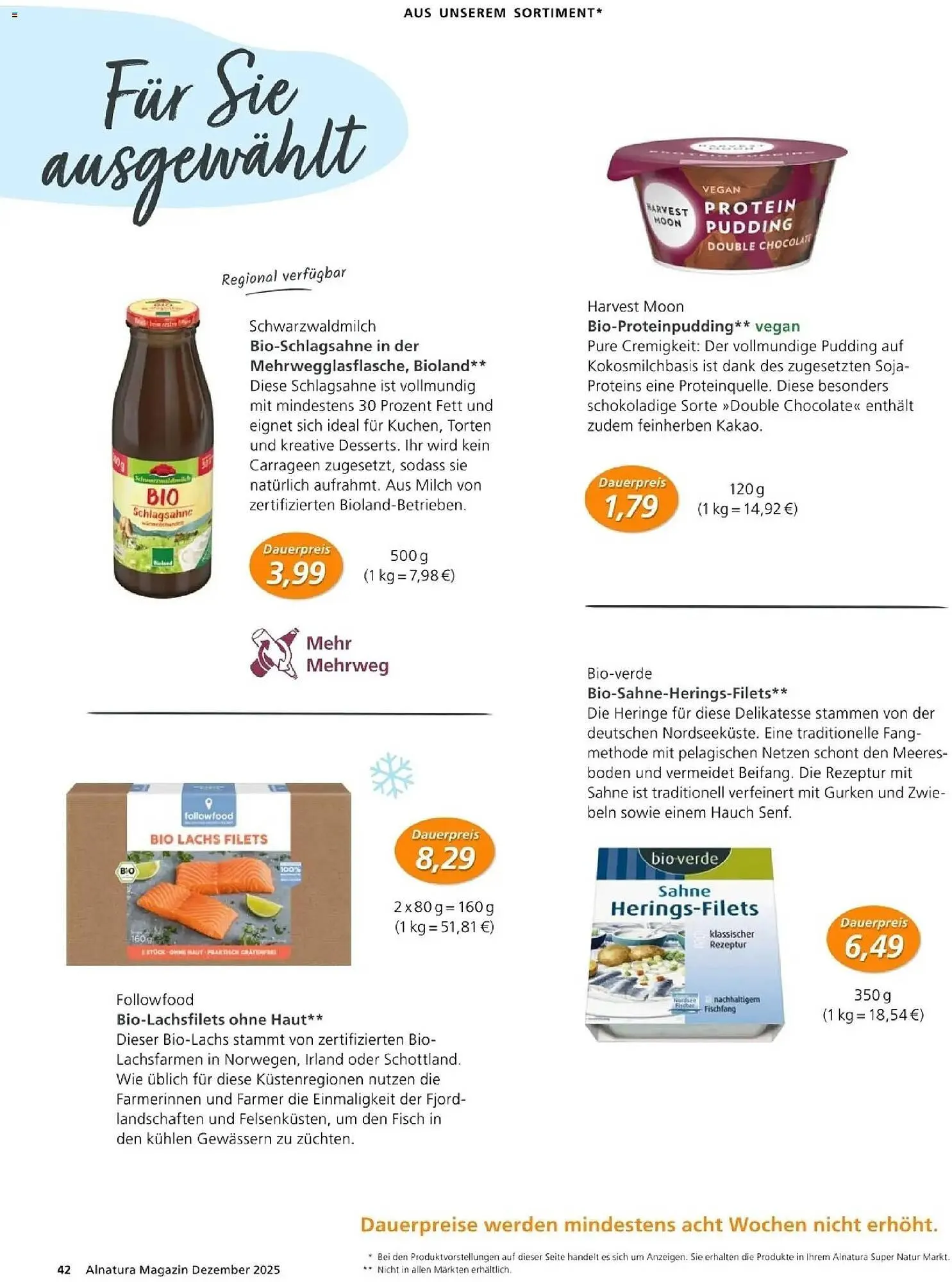 Alnatura Prospekt von 1. Dezember bis 31. Dezember 2025 - Prospekt seite 42