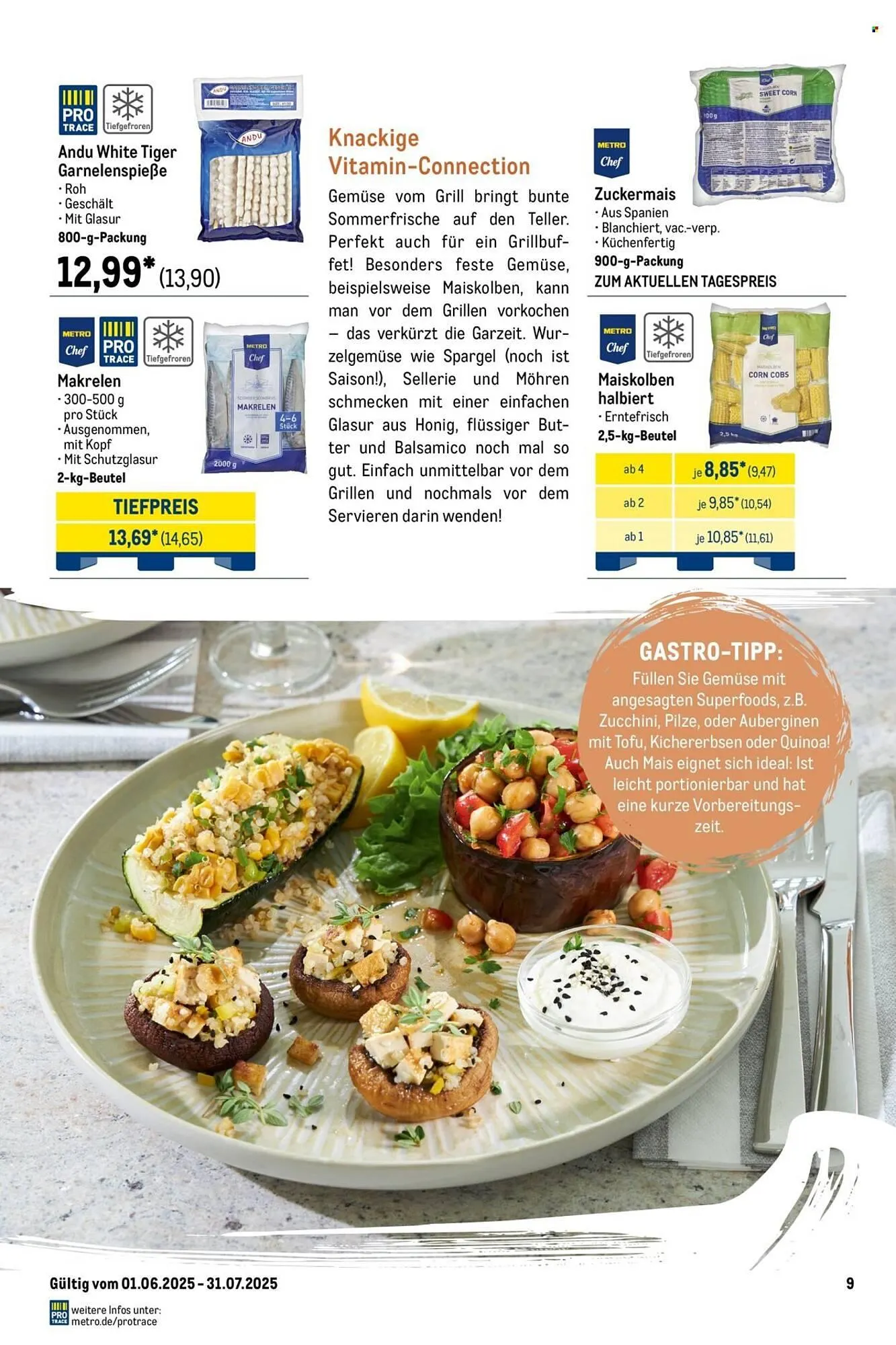 METRO Prospekt von 1. Juni bis 31. Juli 2025 - Prospekt seite 9