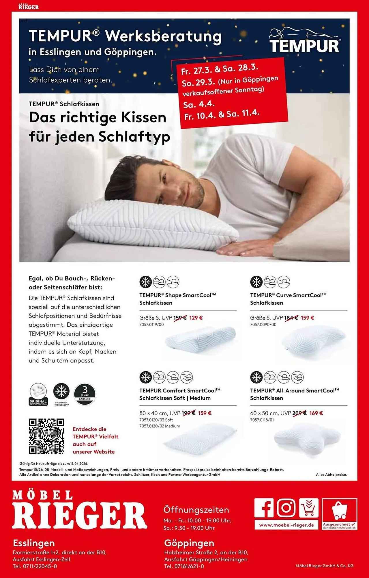 Möbel Rieger Prospekt von 27. März bis 11. April 2026 - Prospekt seite 8