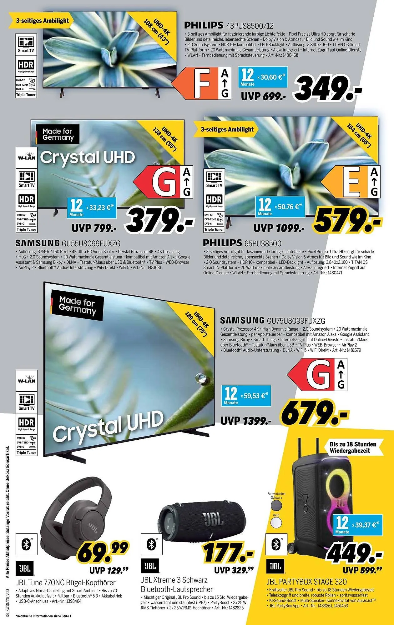 MEDIMAX Prospekt von 24. April bis 1. Mai 2026 - Prospekt seite 4