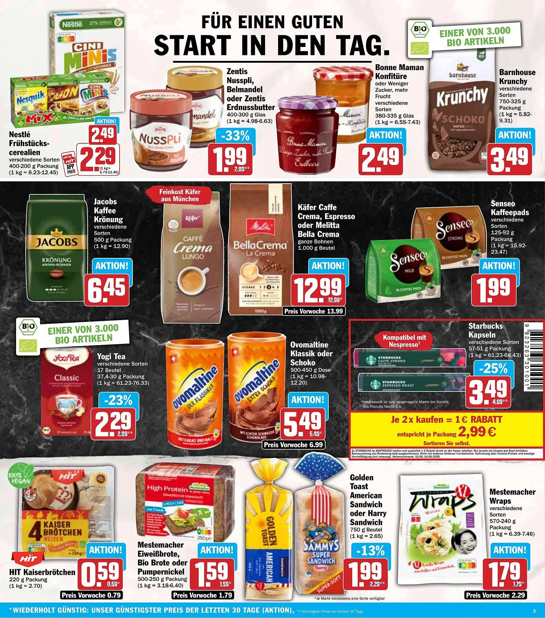 Hit Prospekt von 9. Juni bis 14. Juni 2025 - Prospekt seite 3