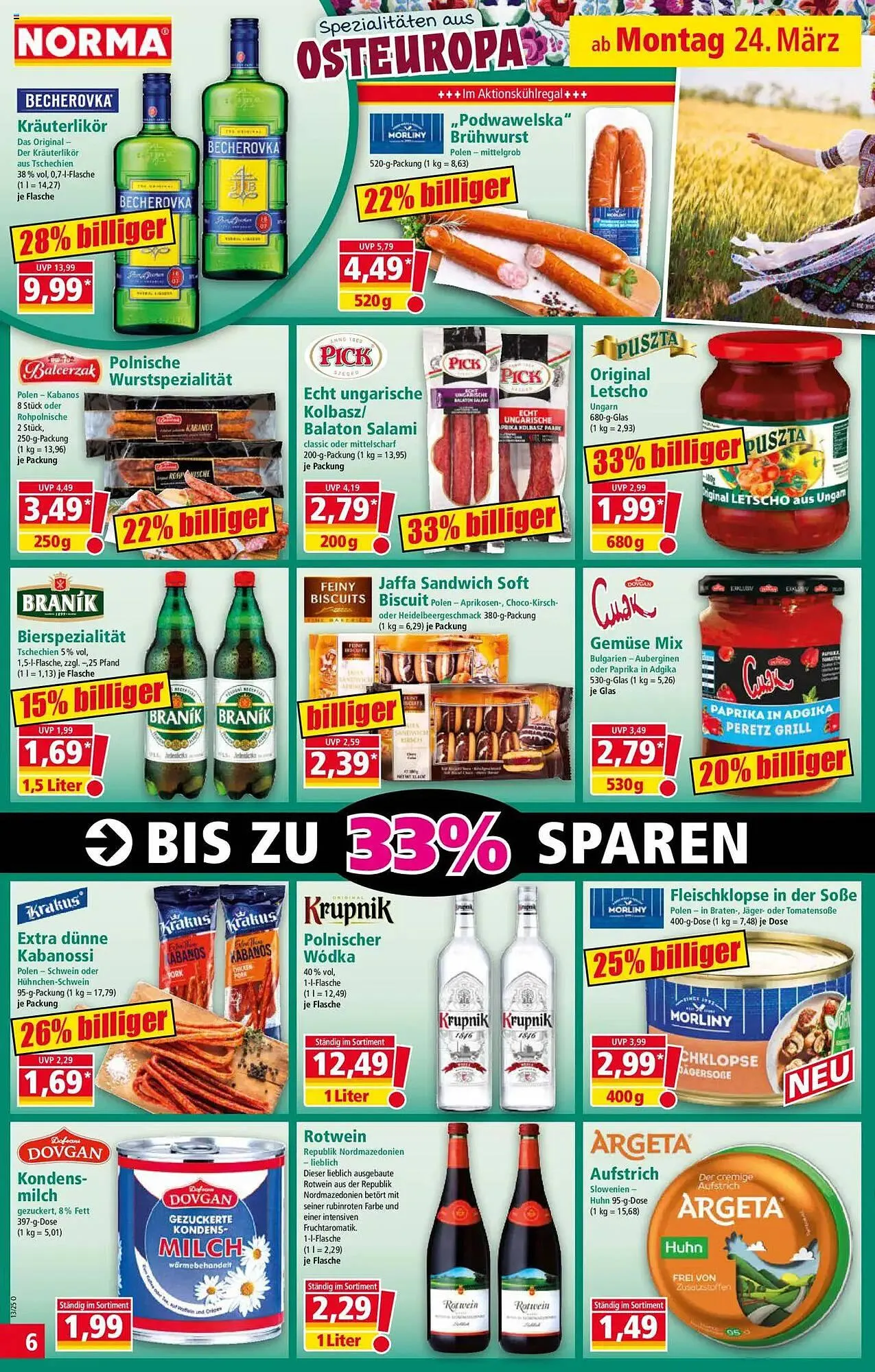 Norma Prospekt von 24. März bis 29. März 2025 - Prospekt seite 6