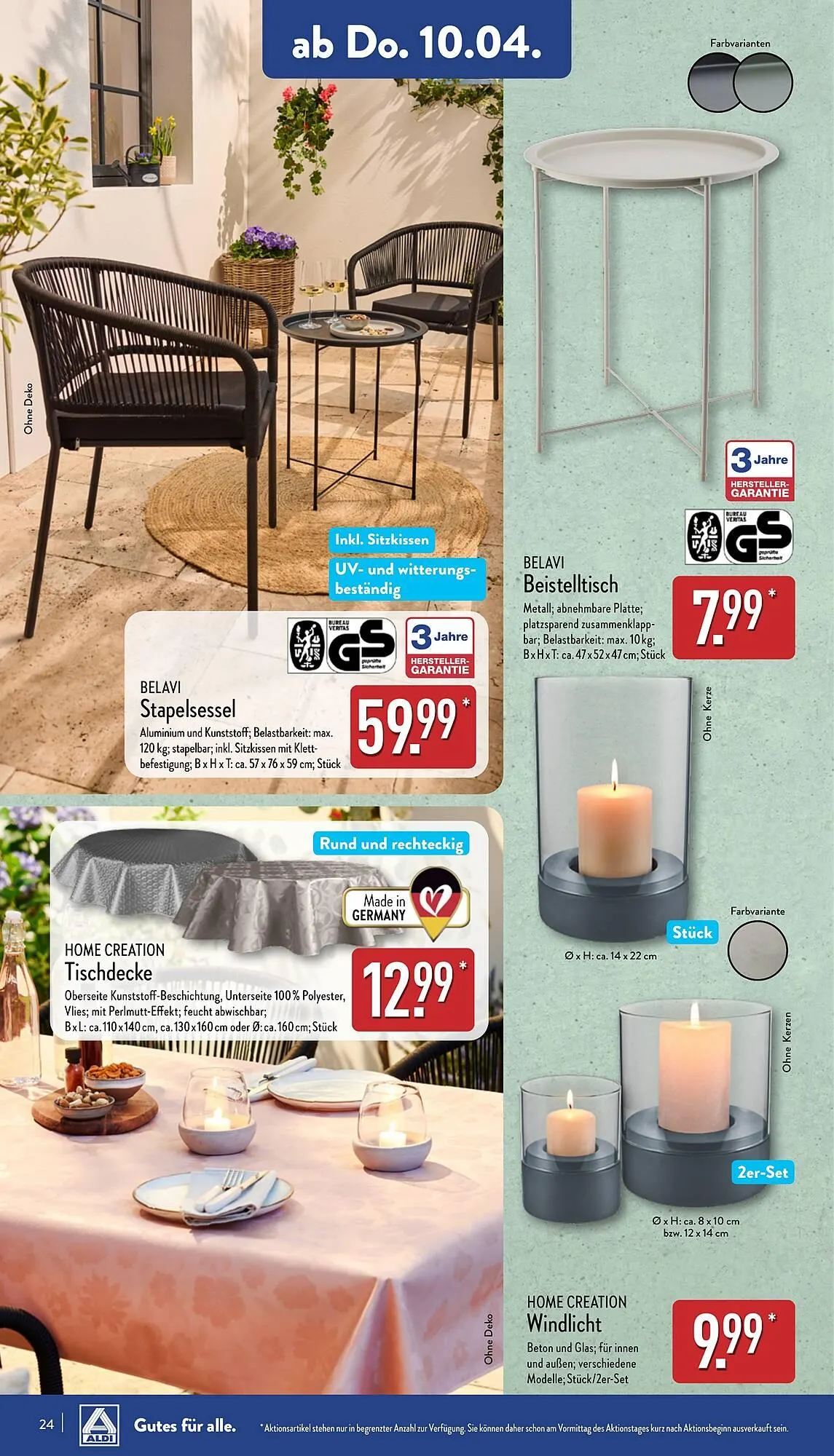 Aldi Nord Prospekt von 7. April bis 12. April 2025 - Prospekt seite 24