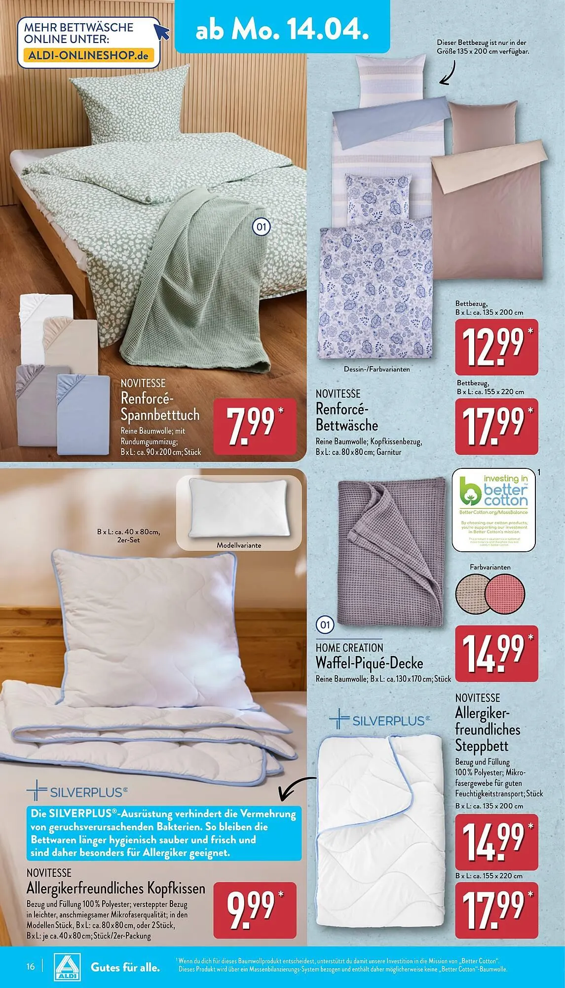 Aldi Nord Prospekt von 14. April bis 19. April 2025 - Prospekt seite 16