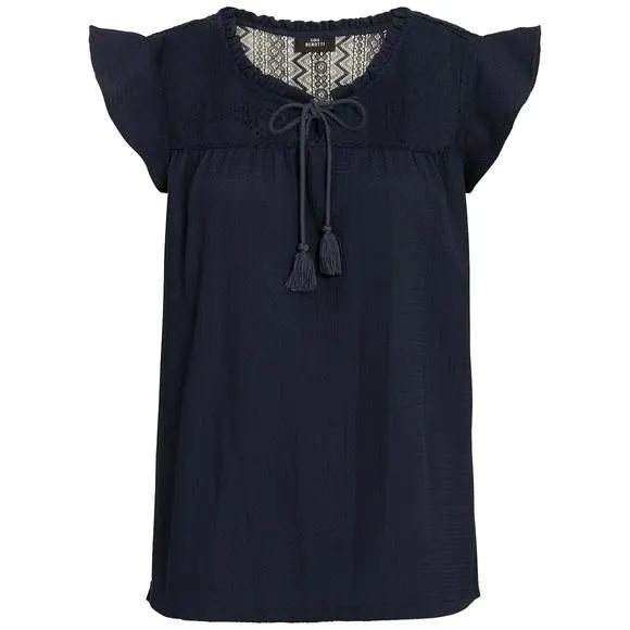 Damen Blusenshirt aus strukturiertem Material