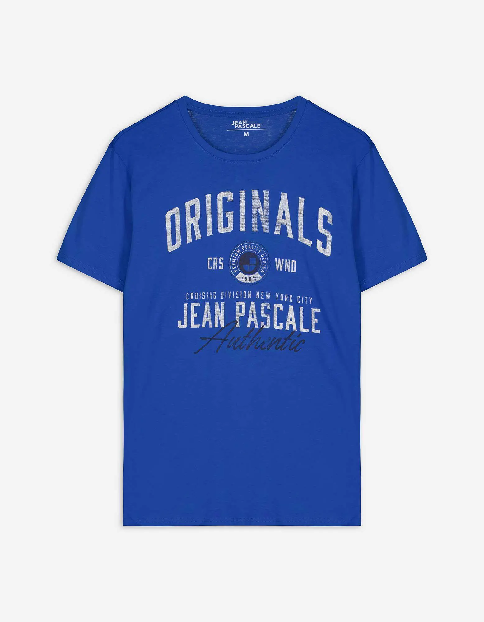 T-Shirt - Frontprint - blau