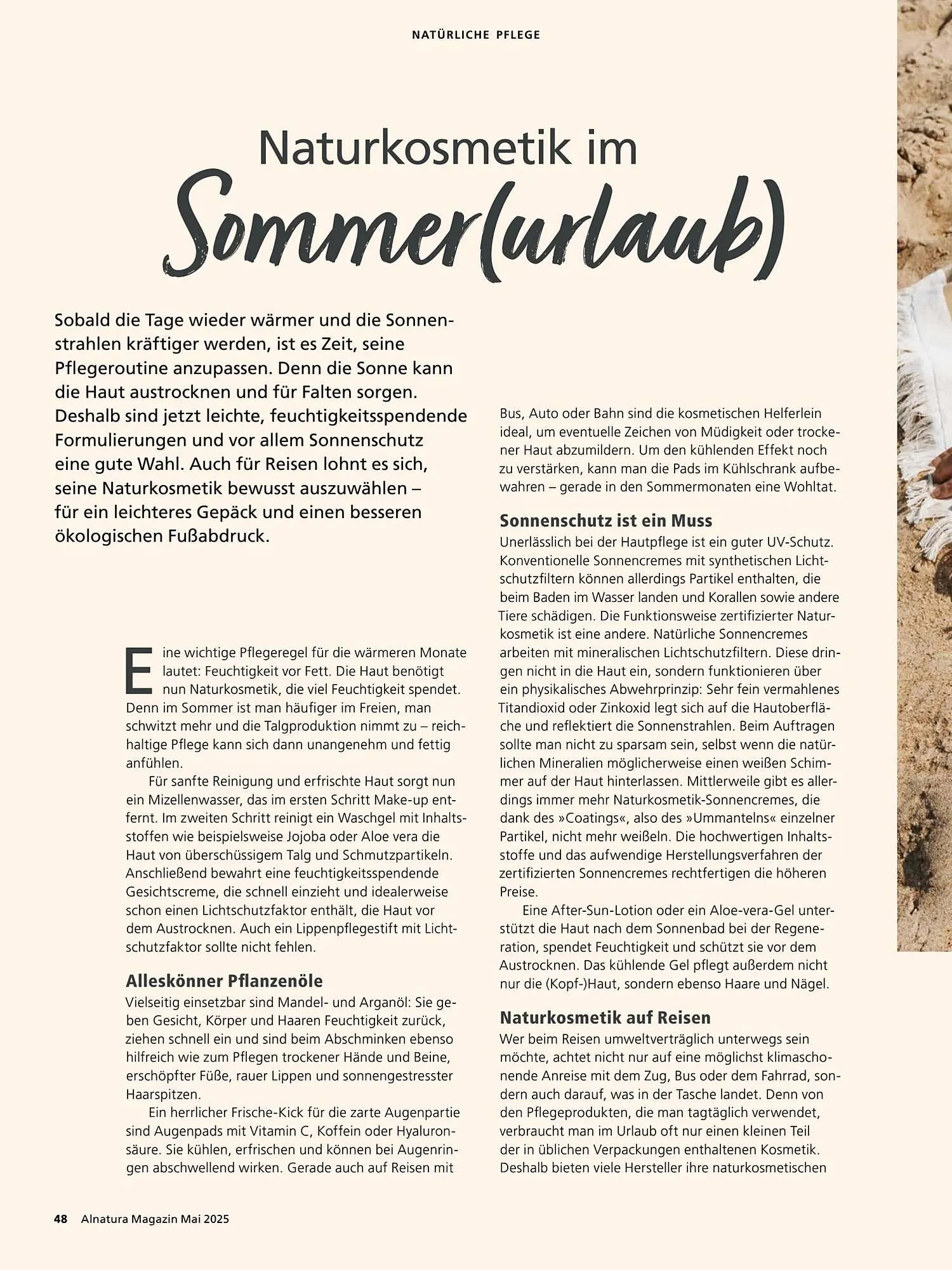 Alnatura Prospekt von 2. Mai bis 1. Juni 2025 - Prospekt seite 48