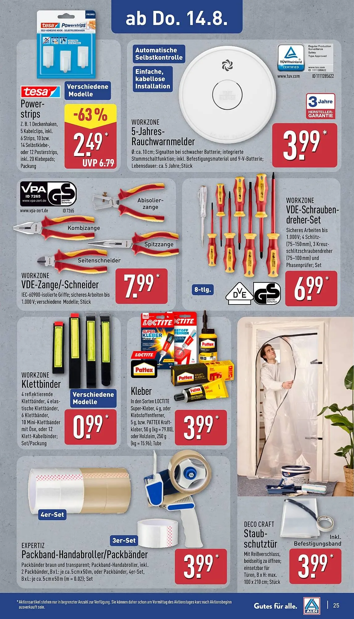 Aldi Nord Prospekt von 11. August bis 16. August 2025 - Prospekt seite 25