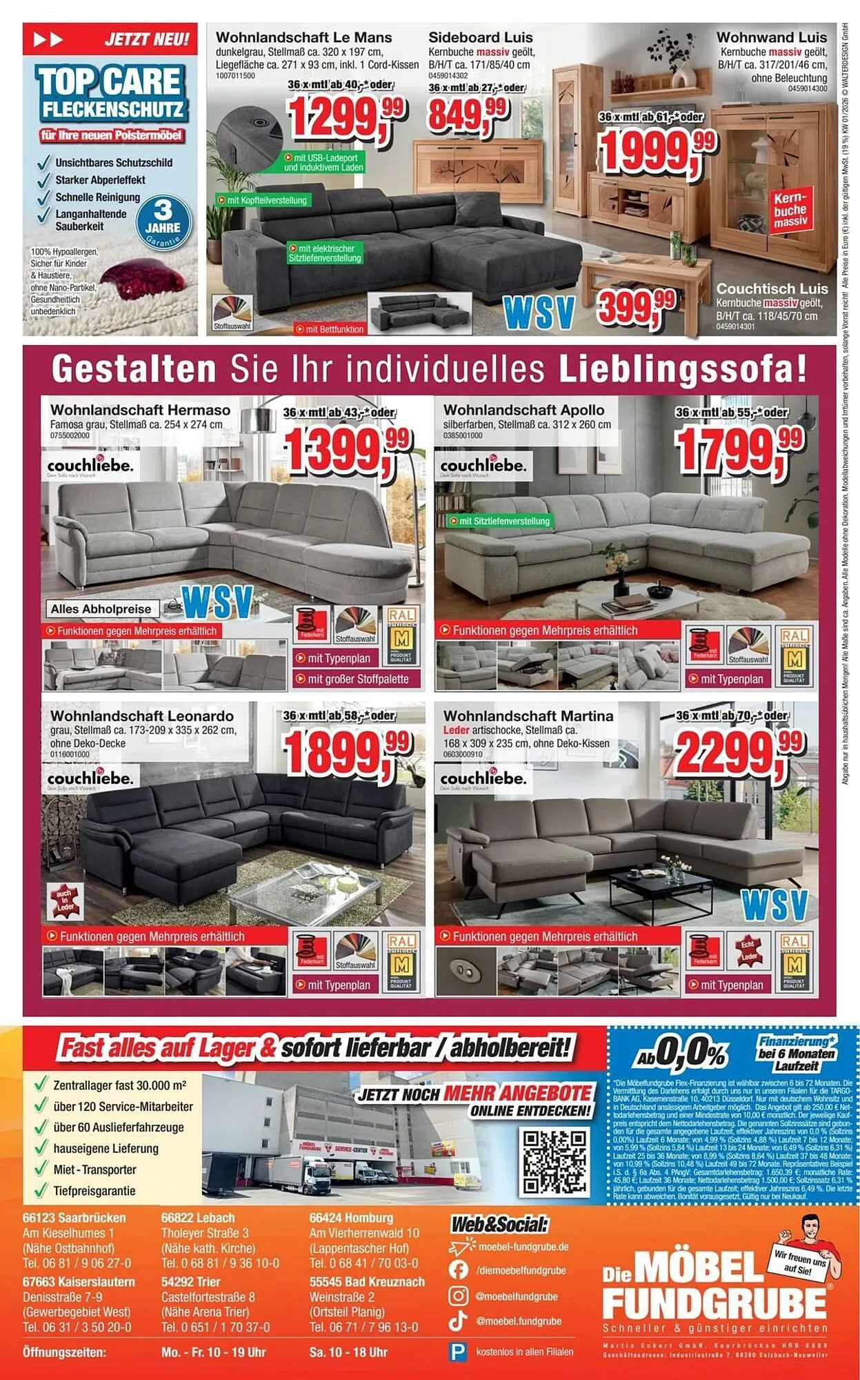 Möbelfundgrube Prospekt von 1. Januar bis 14. Januar 2026 - Prospekt seite 11