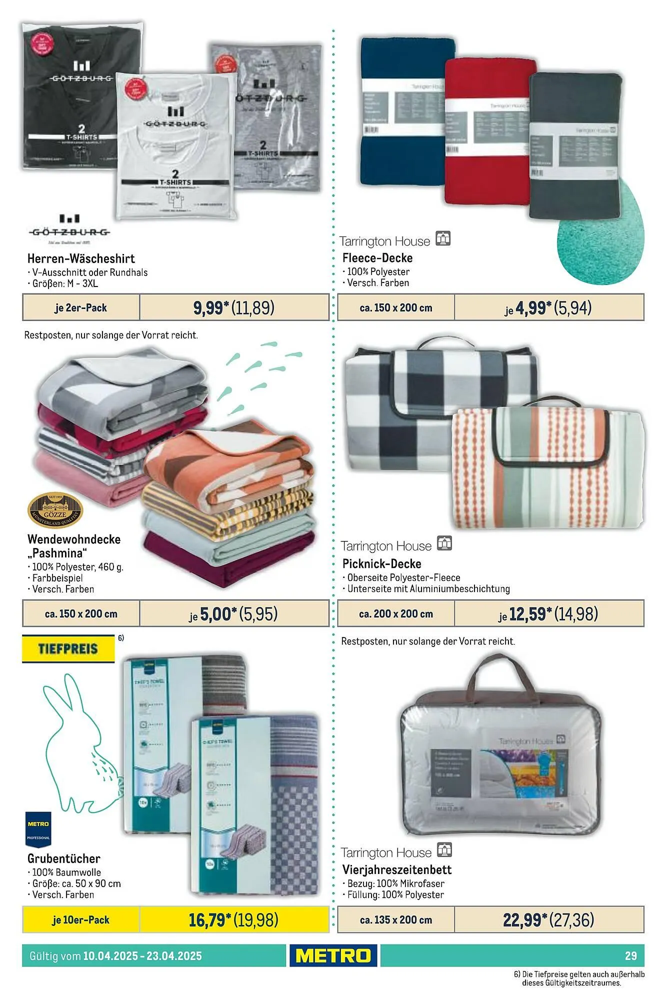 METRO Prospekt von 10. April bis 23. April 2025 - Prospekt seite 29