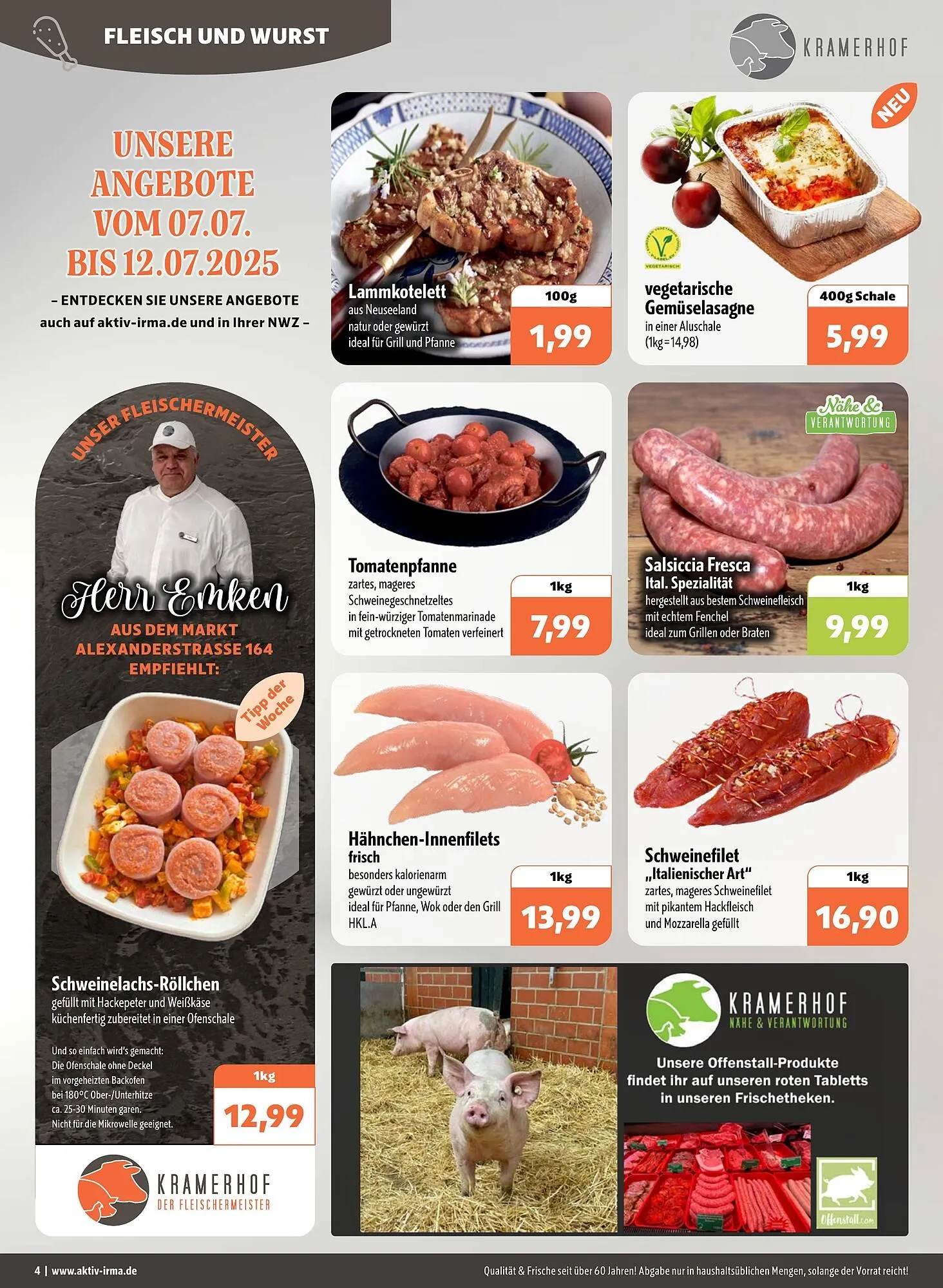 Aktiv Irma Prospekt von 7. Juli bis 12. Juli 2025 - Prospekt seite 4