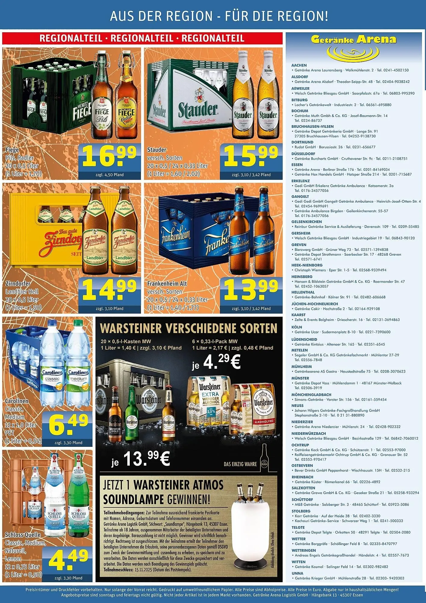Getränke Arena Prospekt von 27. Oktober bis 1. November 2025 - Prospekt seite 4