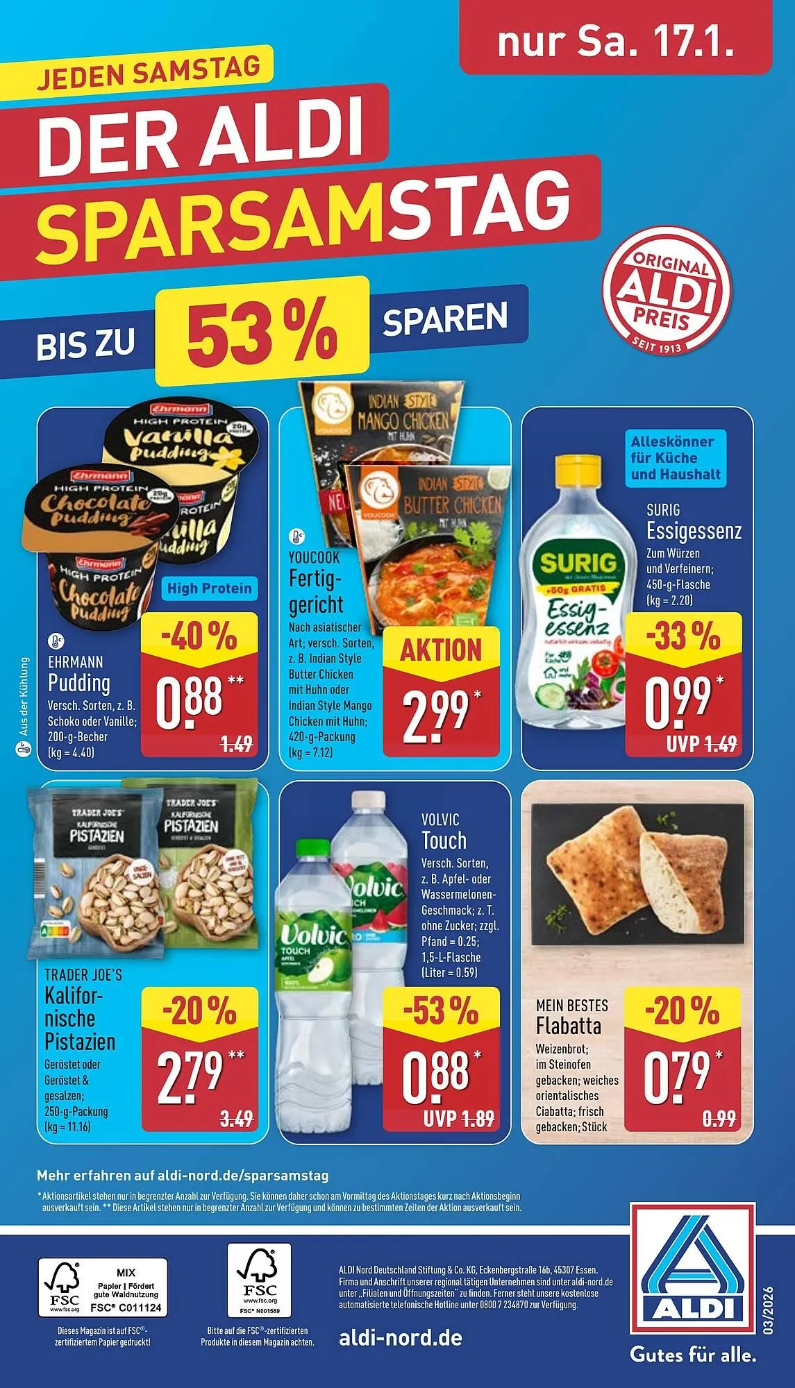 Aldi Nord Prospekt von 12. Januar bis 17. Januar 2026 - Prospekt seite 34