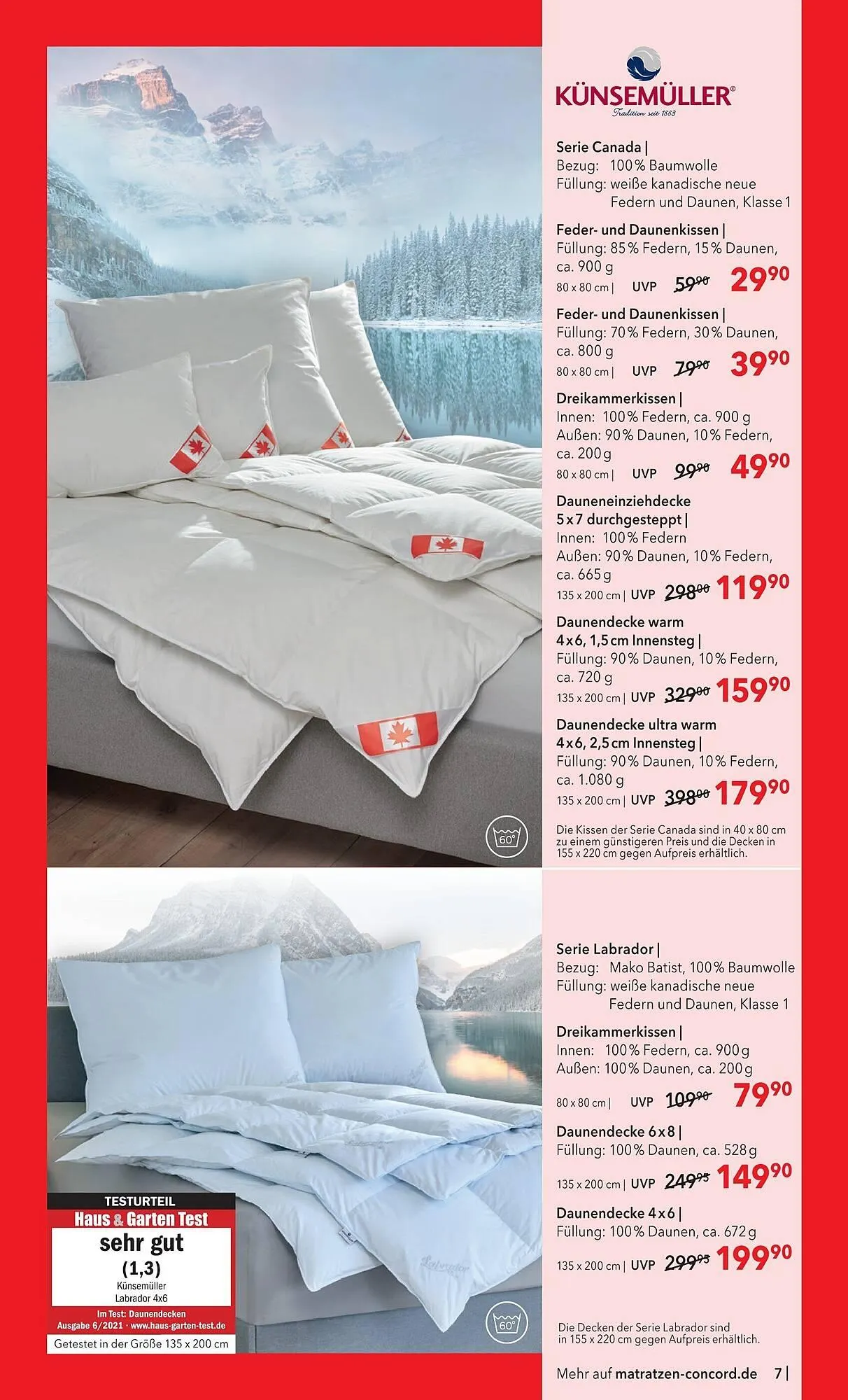 Matratzen Concord Prospekt von 28. Januar bis 24. Februar 2026 - Prospekt seite 7