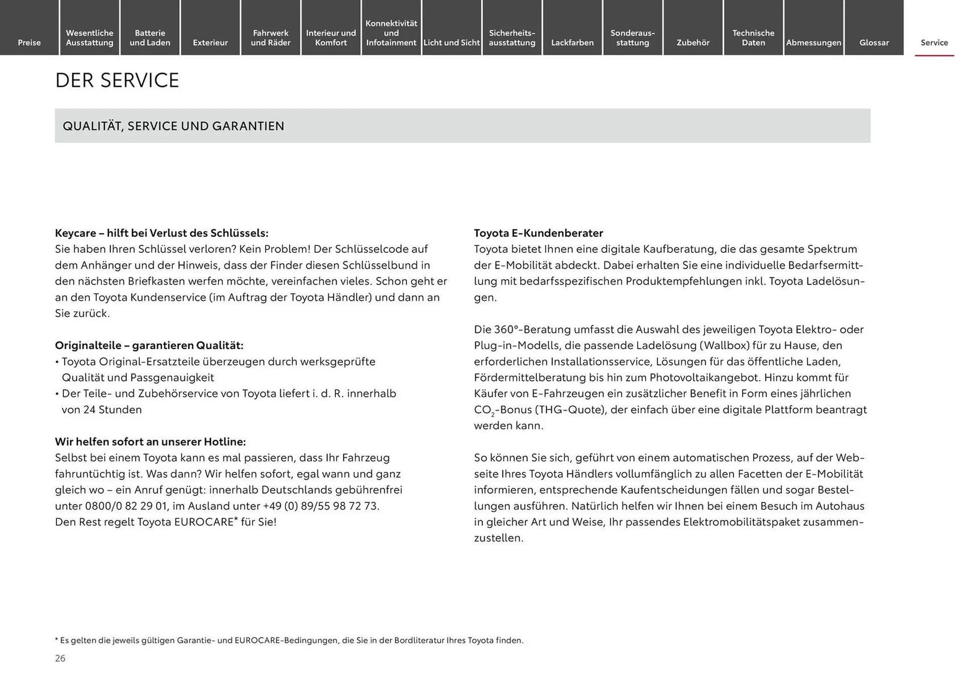 Toyota Prospekt von 7. Mai bis 7. Mai 2025 - Prospekt seite 26