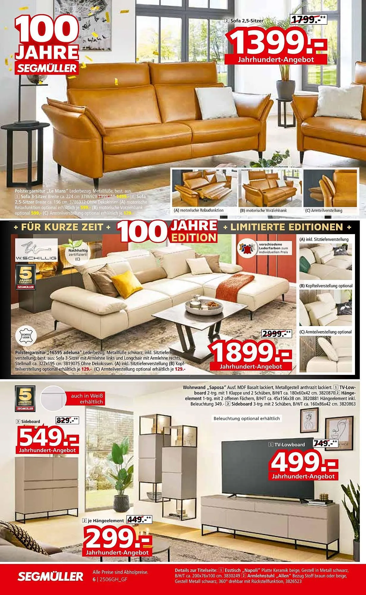 Segmüller Prospekt von 7. Juni bis 28. Juni 2025 - Prospekt seite 6