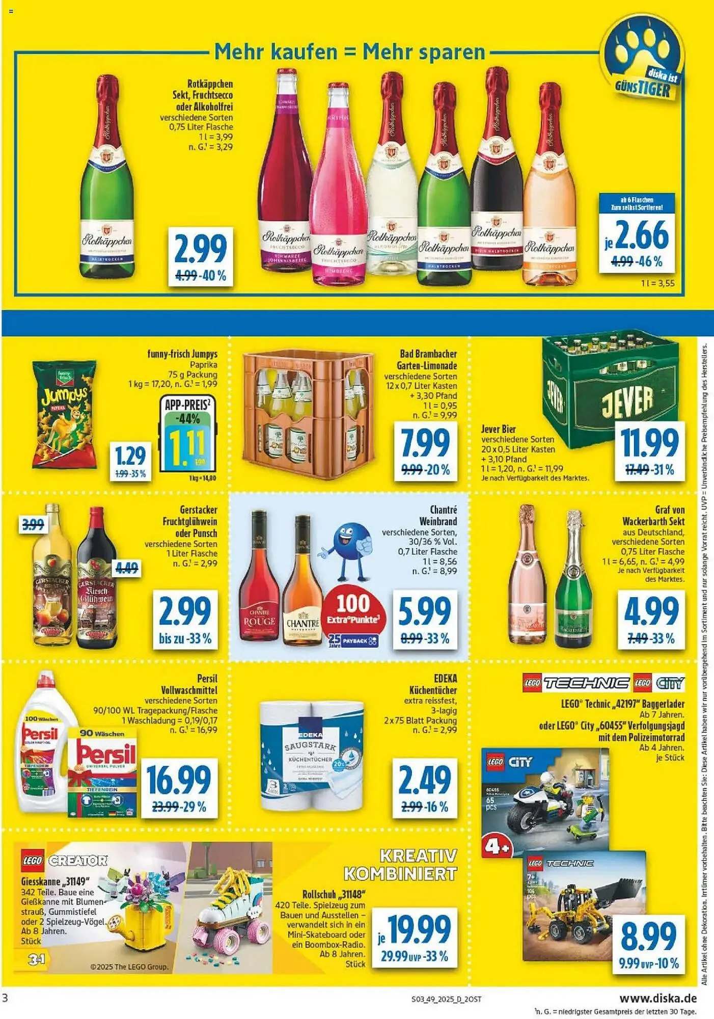 Diska Prospekt von 1. Dezember bis 6. Dezember 2025 - Prospekt seite 3