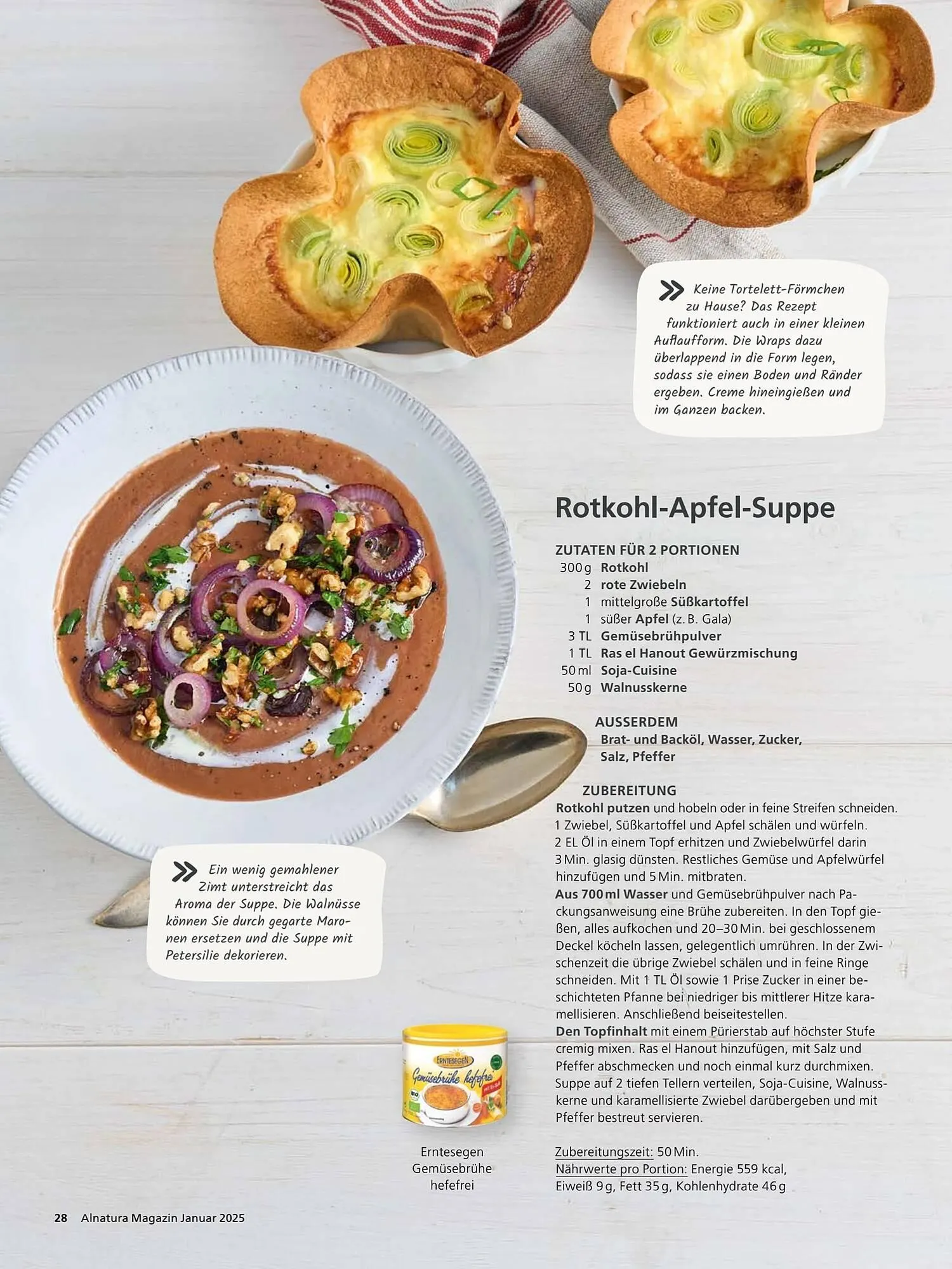 Alnatura Prospekt von 8. Januar bis 1. Februar 2025 - Prospekt seite 28