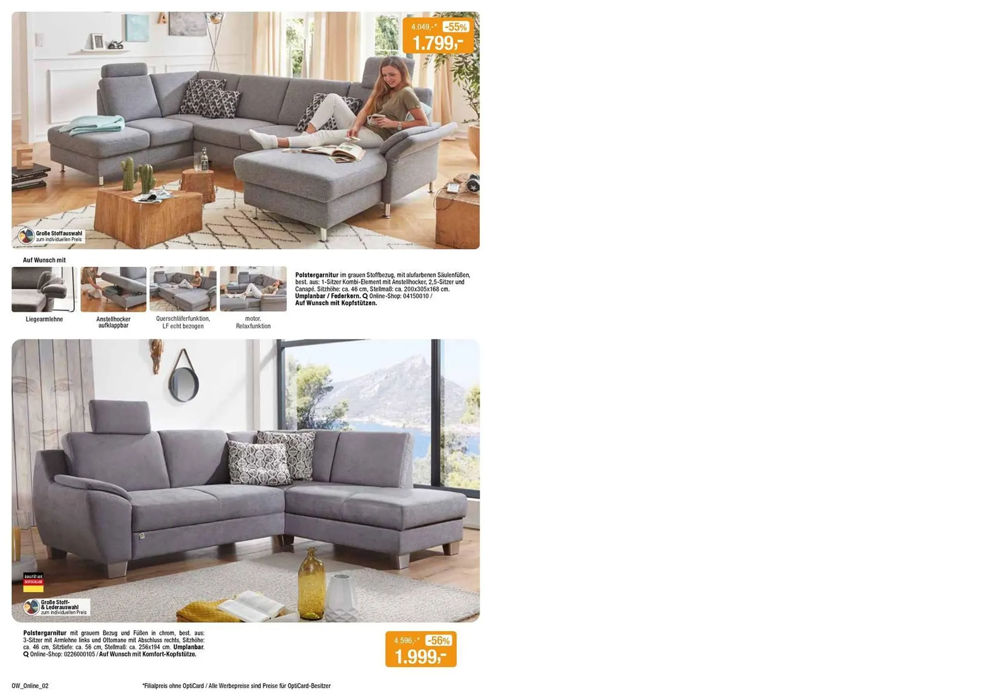 Opti Wohnwelt Prospekt von 13. Juli bis 24. Juli 2025 - Prospekt seite 2