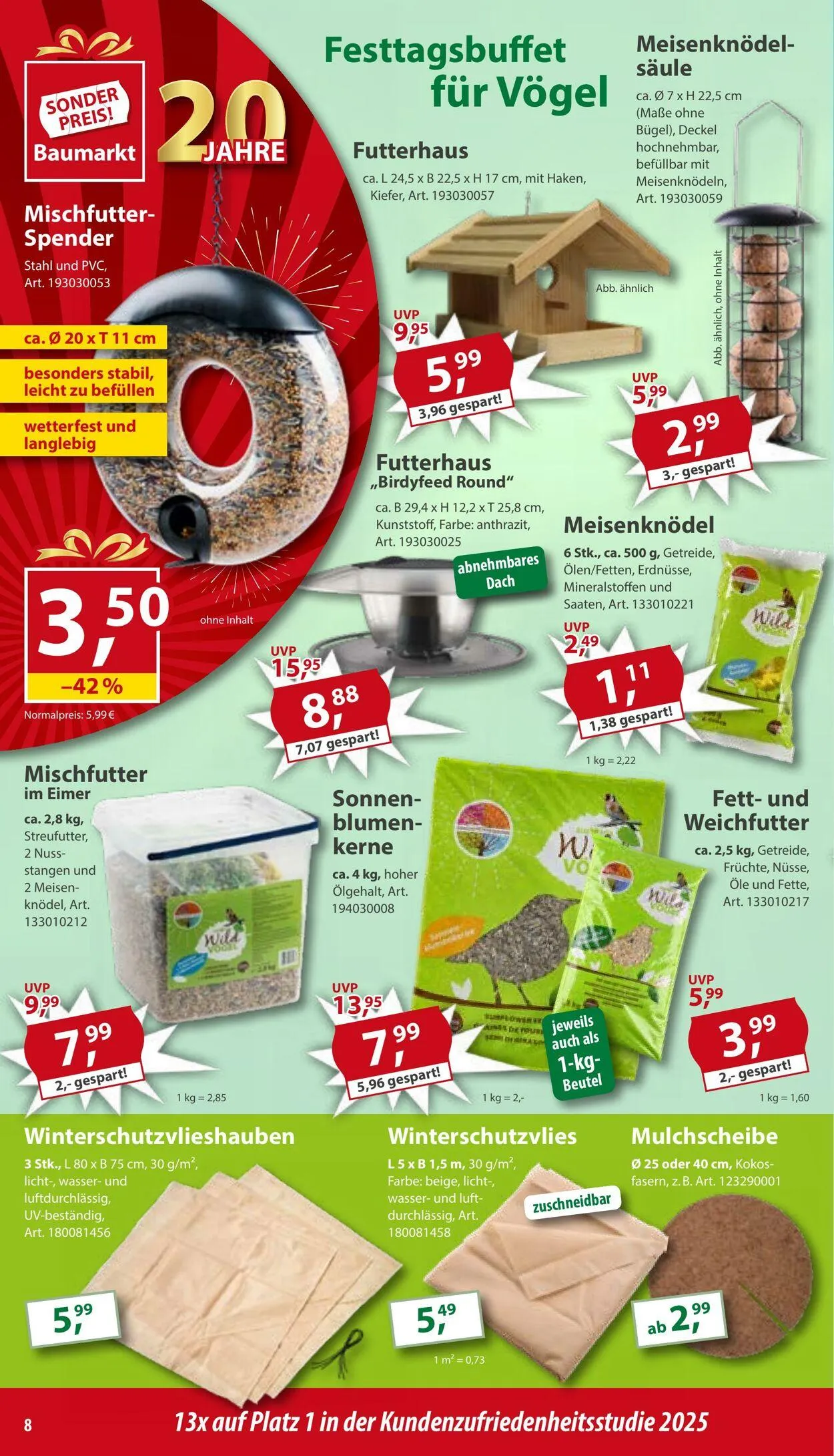 Sonderpreis Baumarkt Aktueller Prospekt von 22. November bis 6. Dezember 2025 - Prospekt seite 8