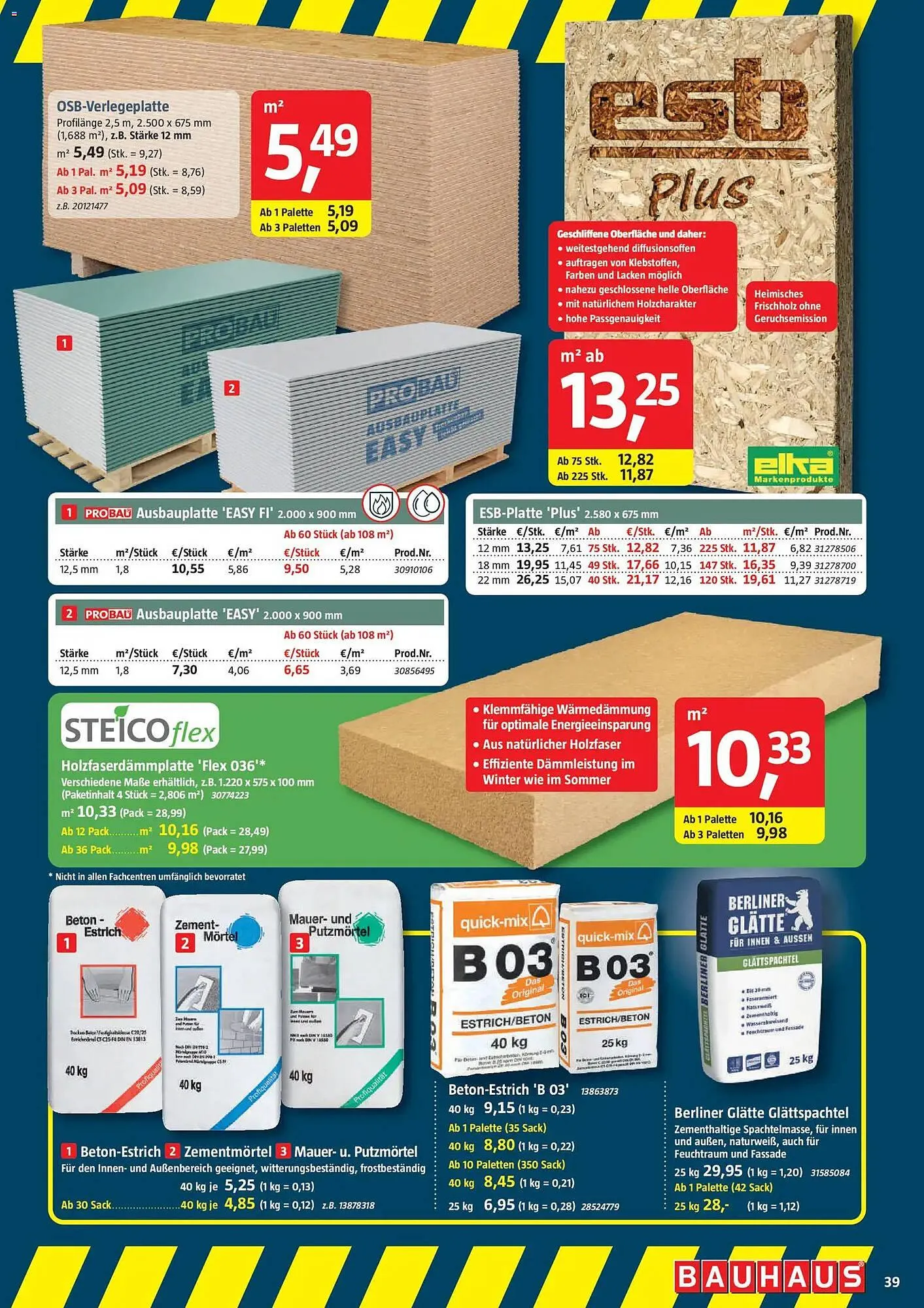 Bauhaus Prospekt von 29. November bis 3. Januar 2026 - Prospekt seite 39