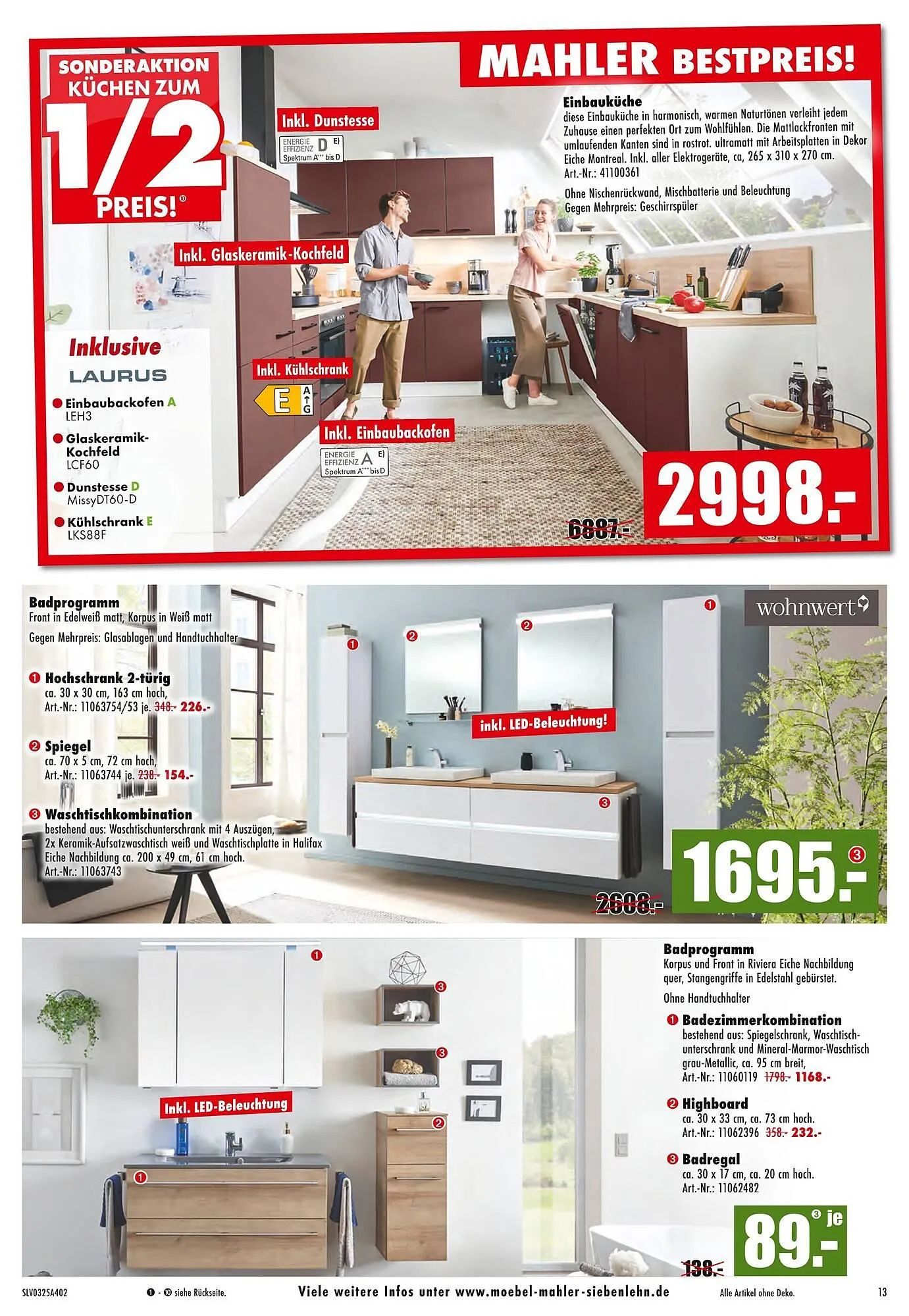 Möbel Mahler Prospekt von 26. Februar bis 25. März 2025 - Prospekt seite 13