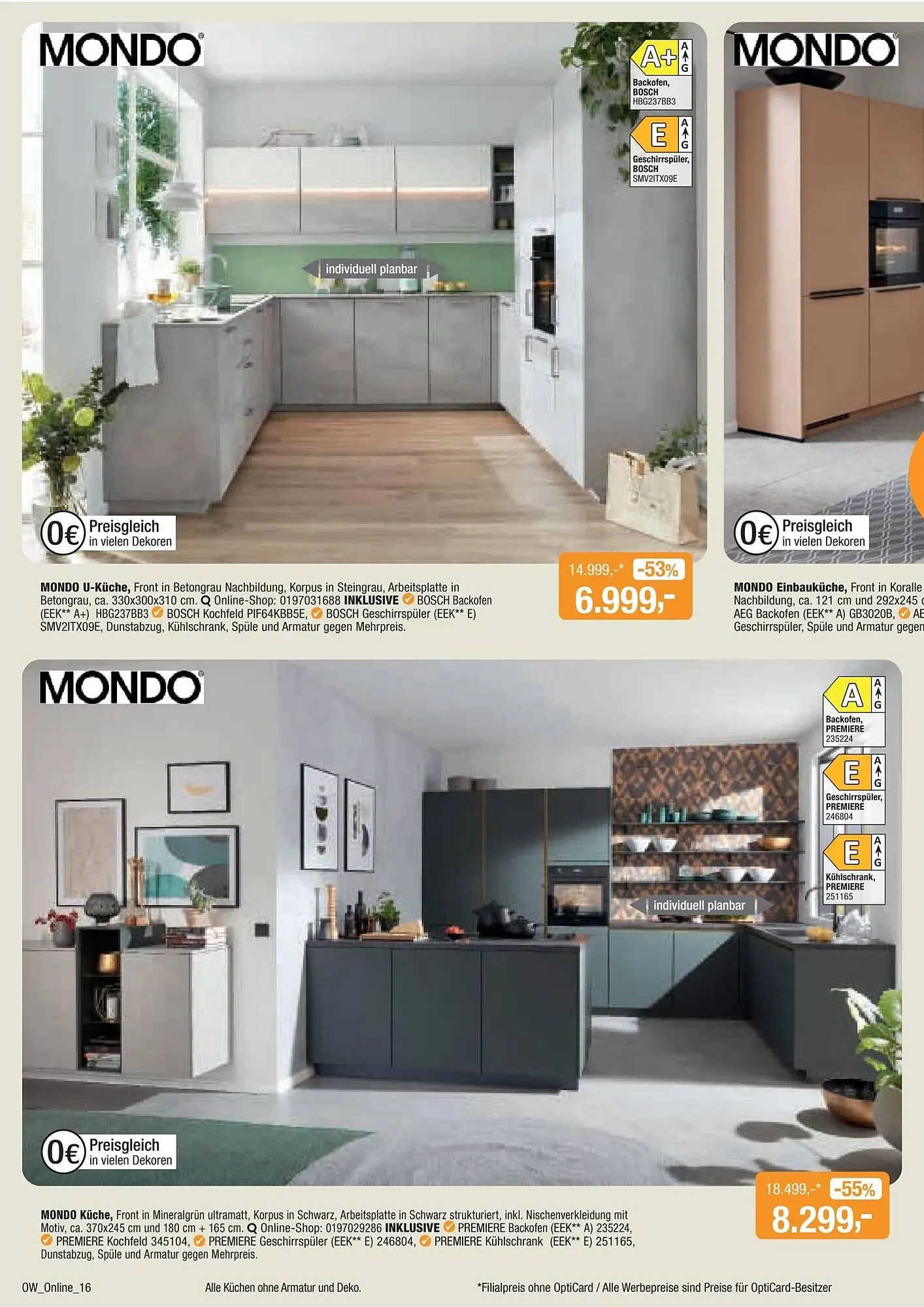 Opti Wohnwelt Prospekt von 9. Dezember bis 19. Dezember 2026 - Prospekt seite 16