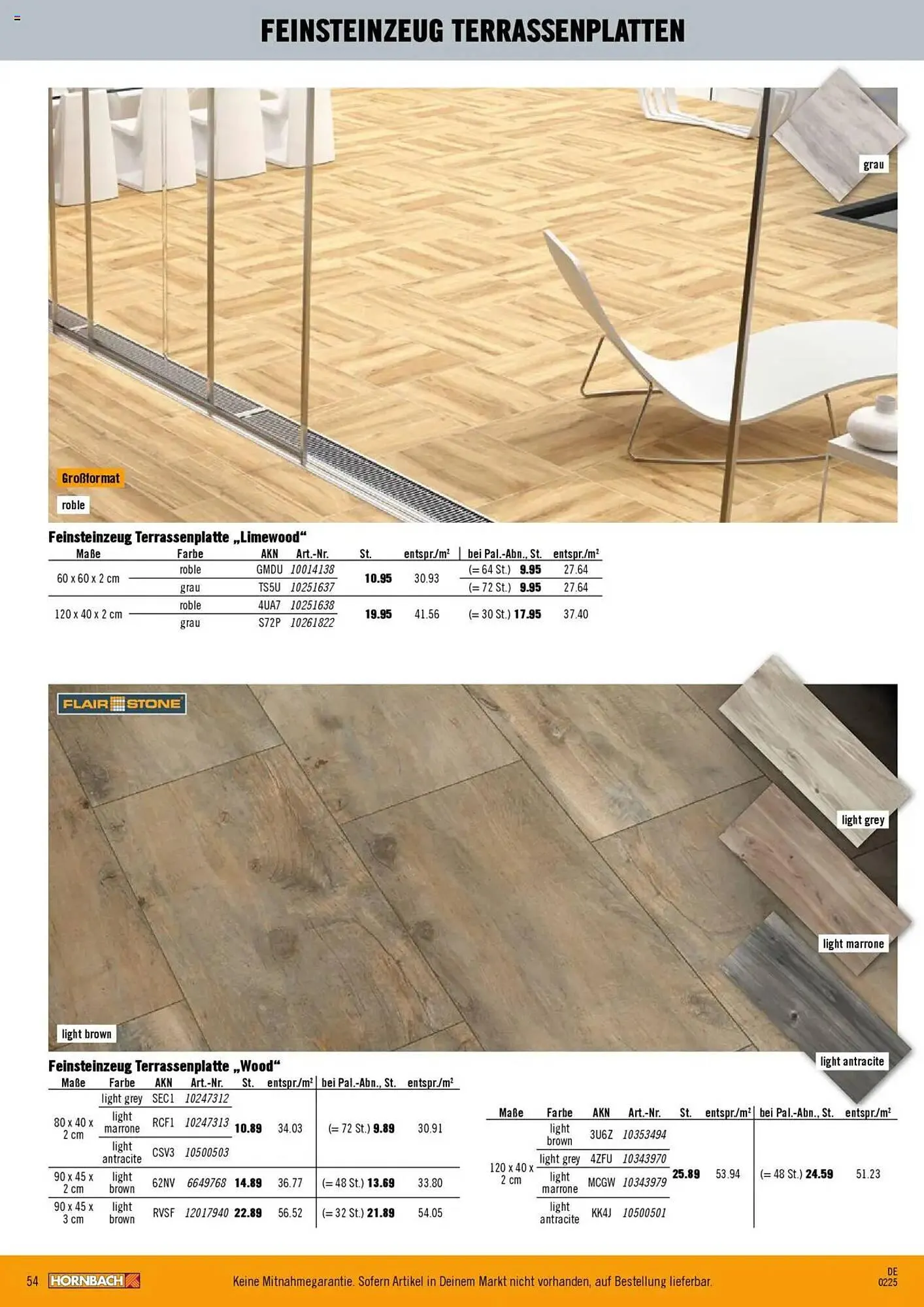 Hornbach Prospekt von 28. Februar bis 29. März 2025 - Prospekt seite 54