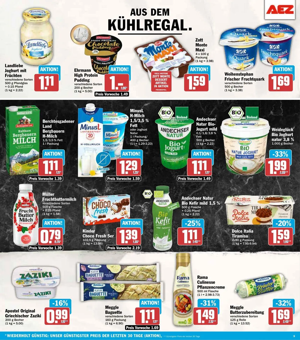 AEZ Aktueller Prospekt von 4. August bis 9. August 2025 - Prospekt seite 9