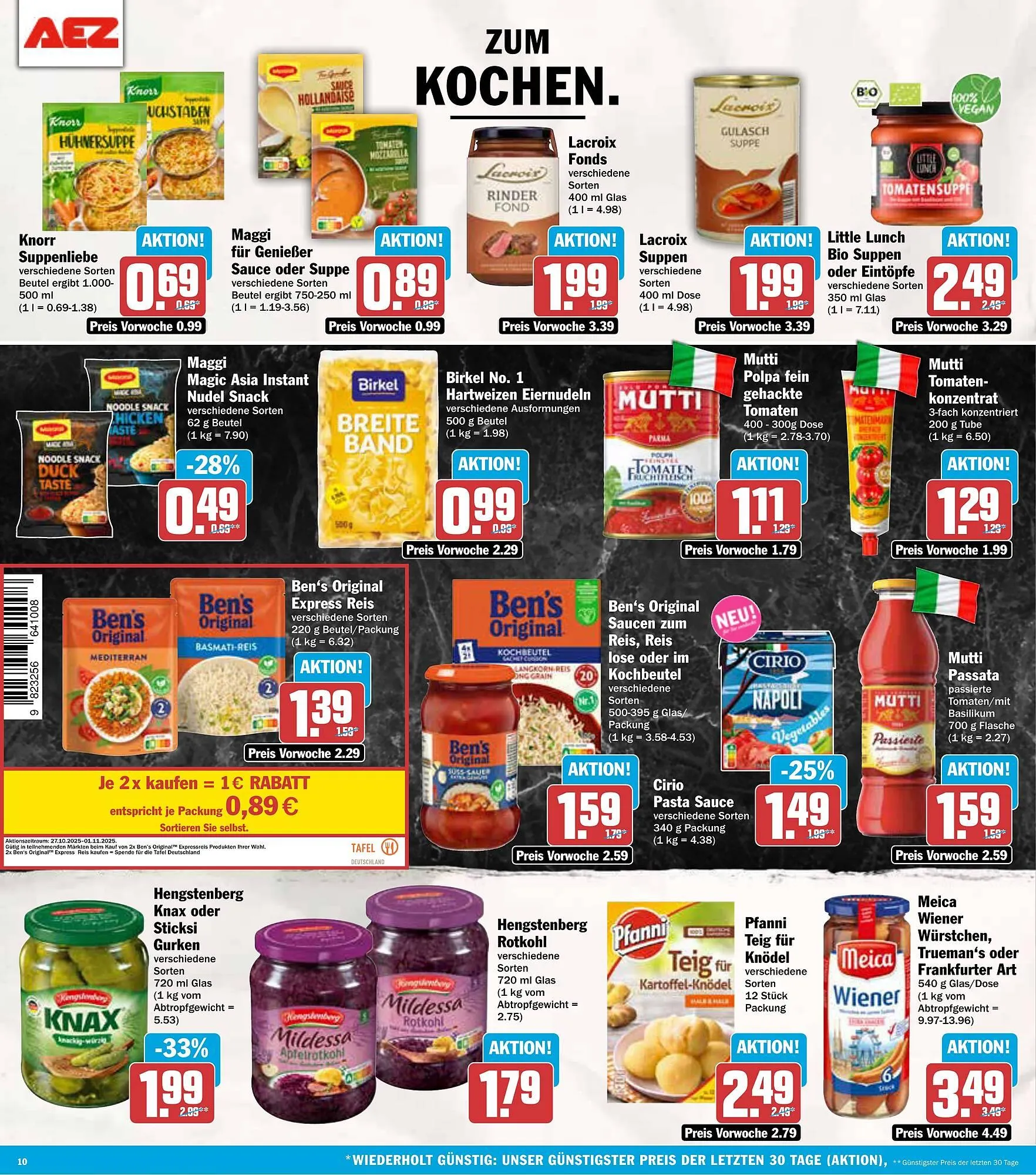 AEZ Prospekt von 27. Oktober bis 31. Oktober 2025 - Prospekt seite 10