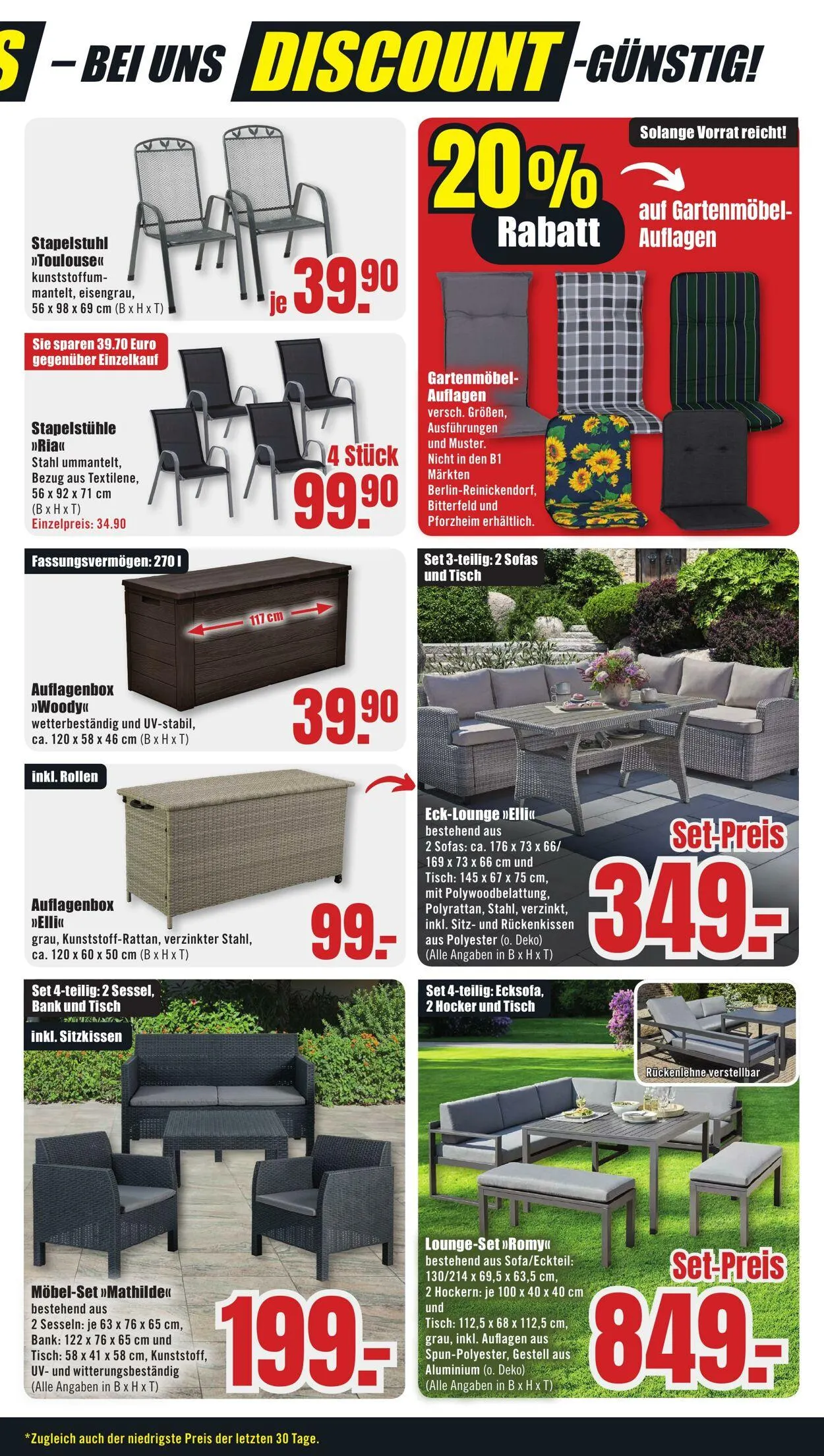 B1 Discount Baumarkt von 9. April bis 11. April 2025 - Prospekt seite 3